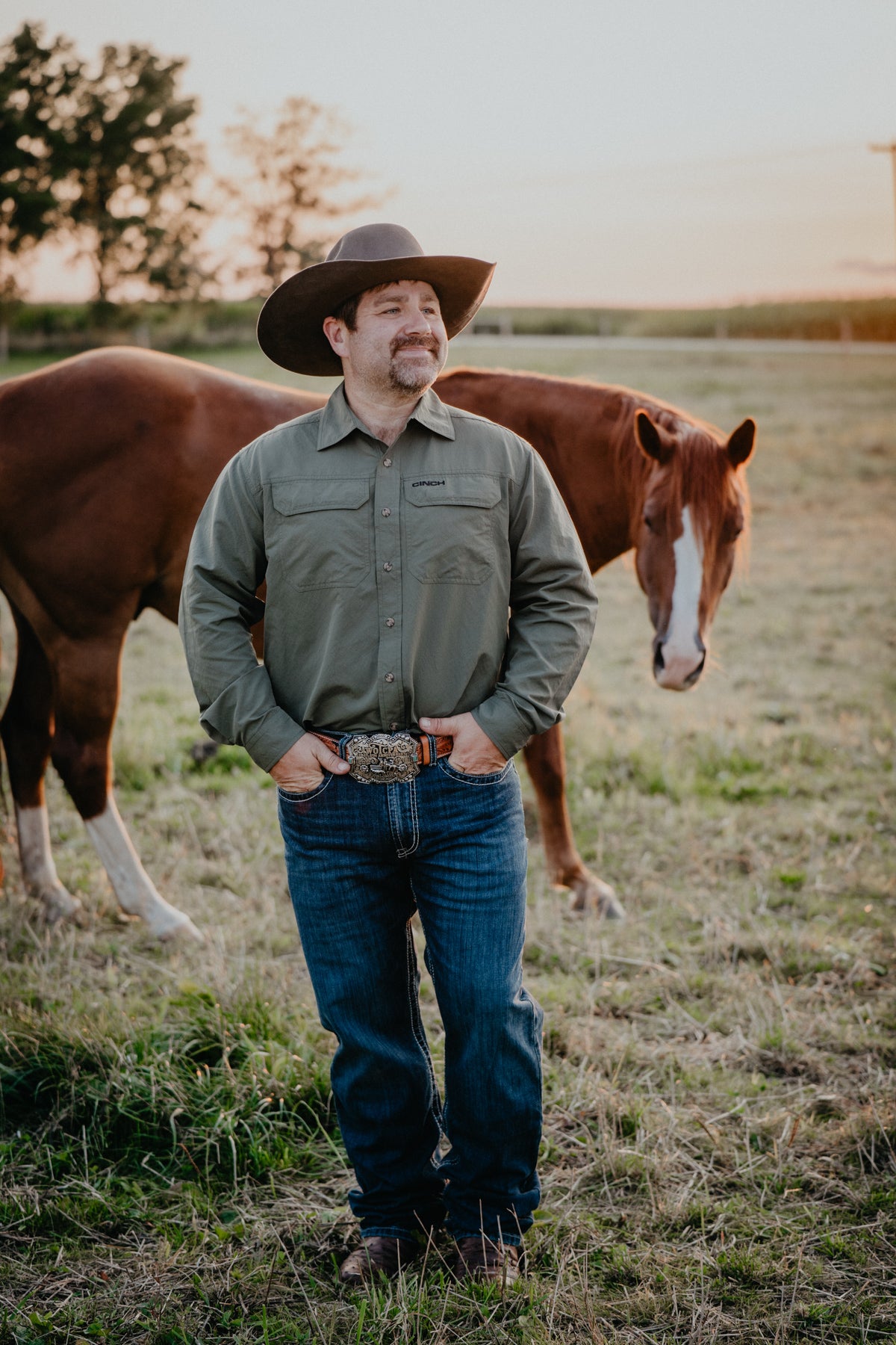 'Garret' Men's Long Sleeve CINCH Arenaflex (S-XXL)