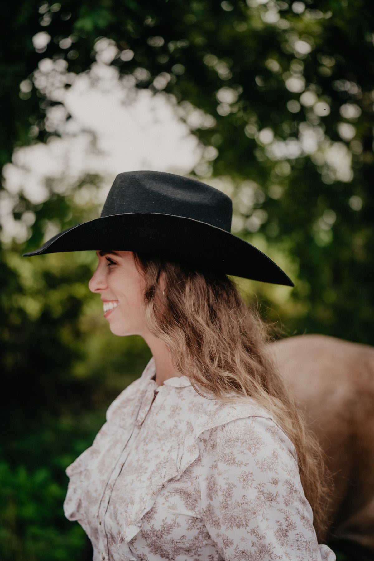 '9th Round' 3X Felt Cowboy Hat Cody Johnson X Resistol (Black)