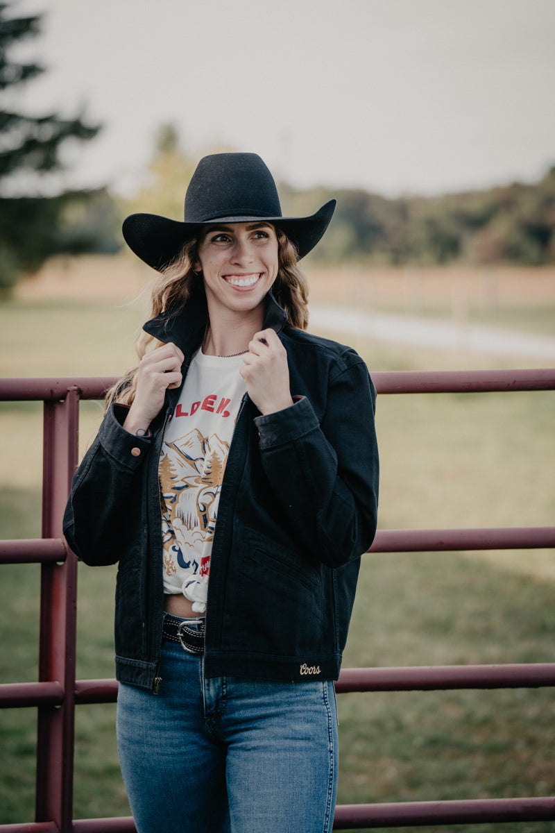 'Pinnacle' Wrangler X Coors Black Jacket (S-XXL)