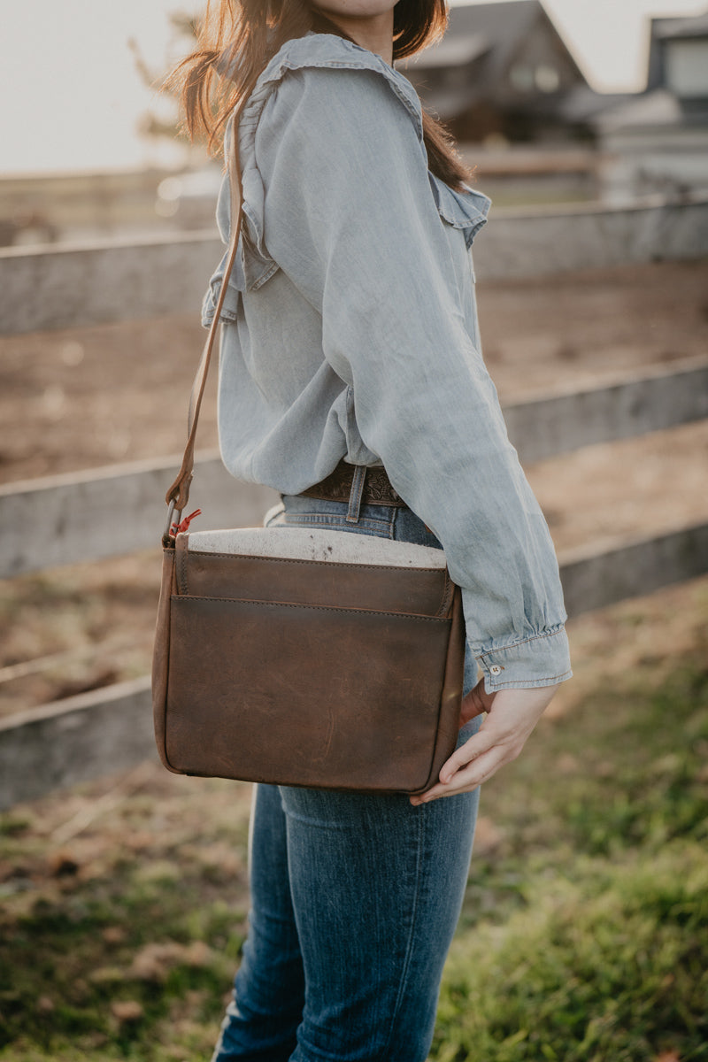 'Della' Cowhide Crossbody by STS Ranchwear