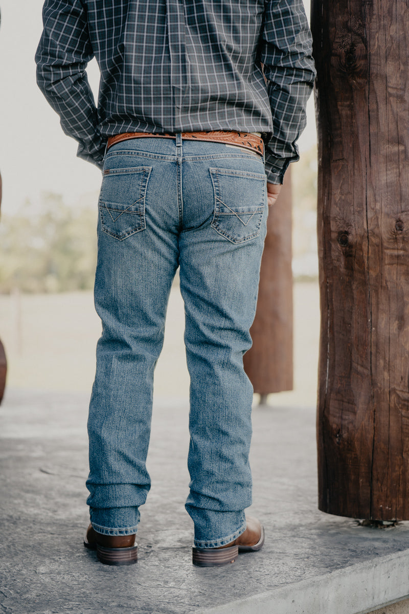 'Tulsa' Men's Ariat M7 Slim Fit Straight Leg Jean (Mid Wash)