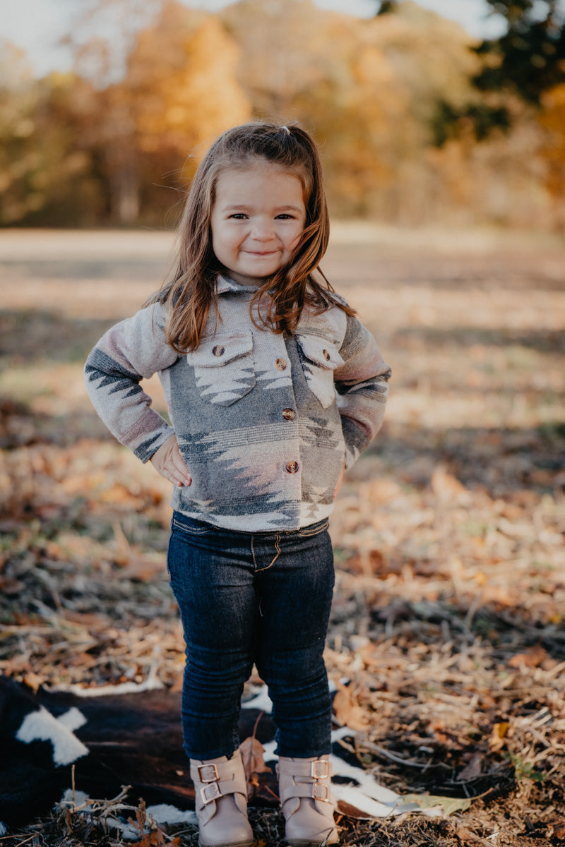 'Clover' Kids Aztec Jacket (6-12M to 7T)