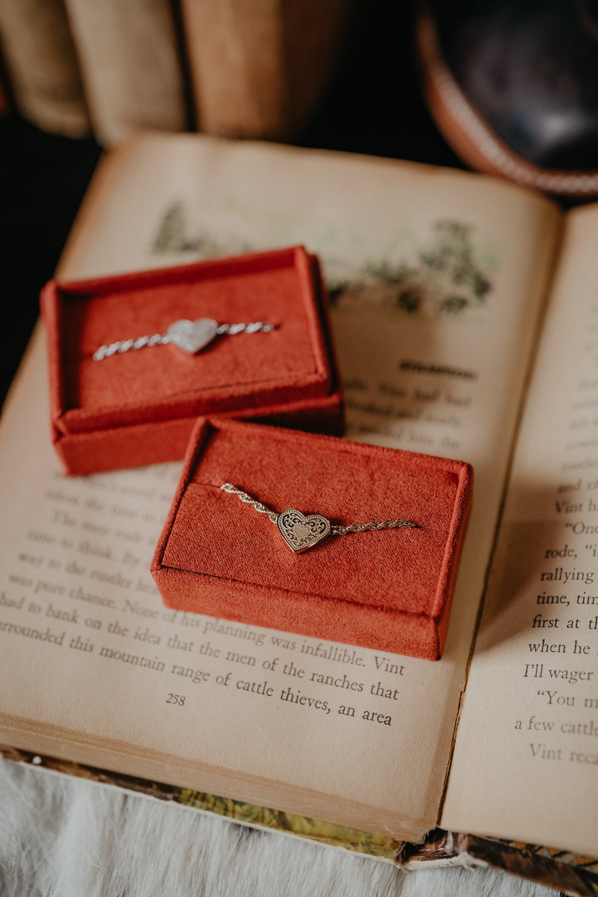 'Audrey' Adjustable Heart Bracelet by Spurwest (Gold or Silver)