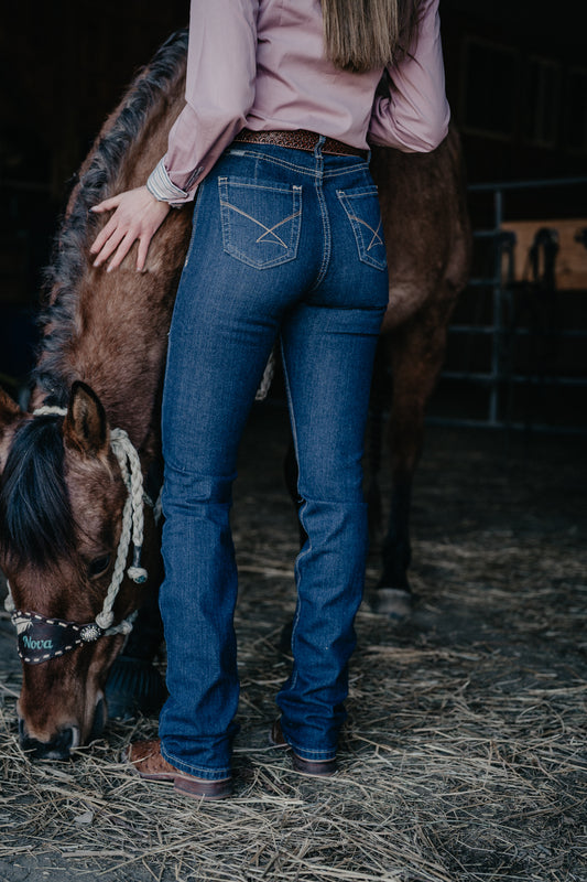 'Keri' Women's High Rise Slim Bootcut Jean by CINCH (24-34)