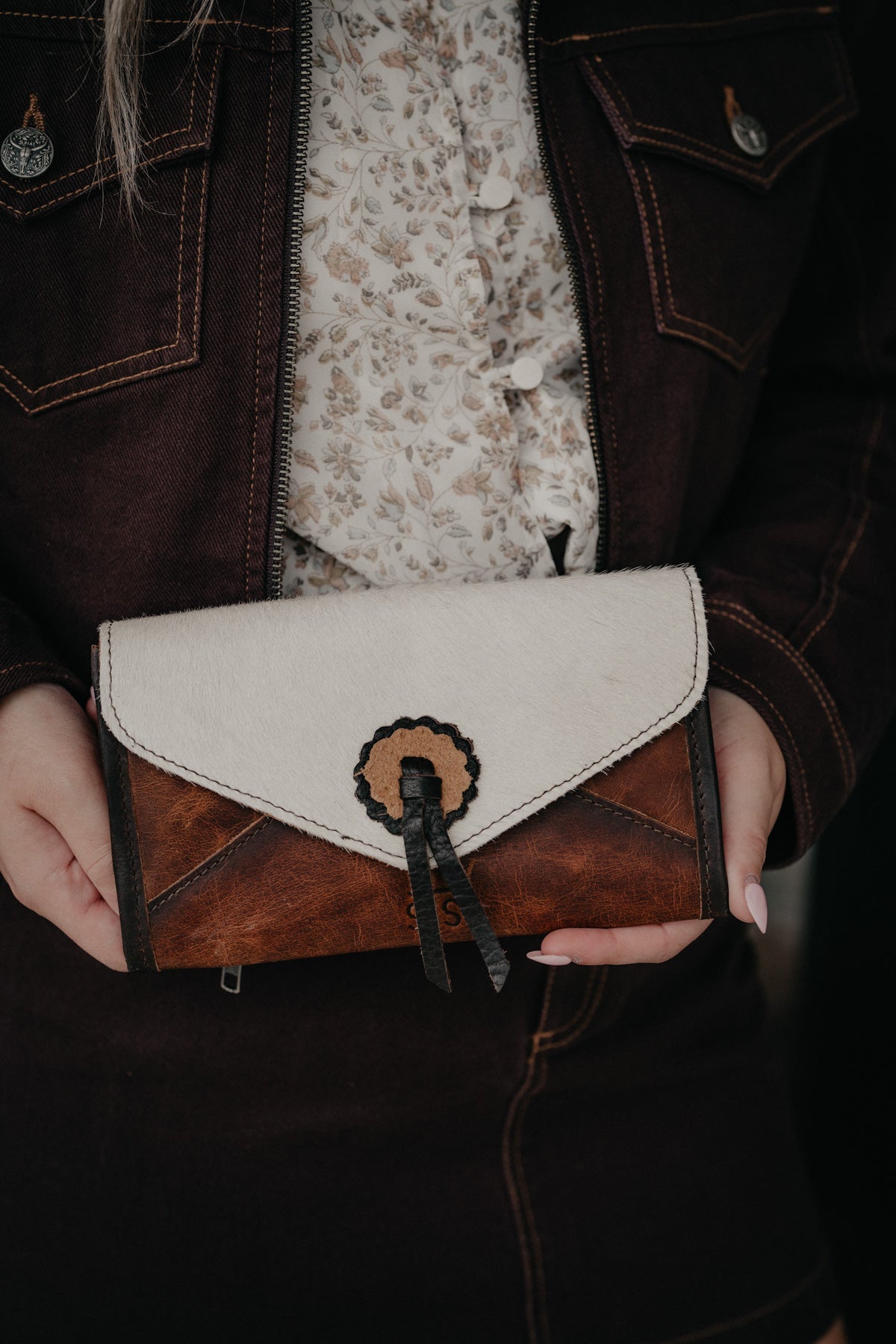 'Guadalupe' Cowhide Style Wallet by STS Ranchwear