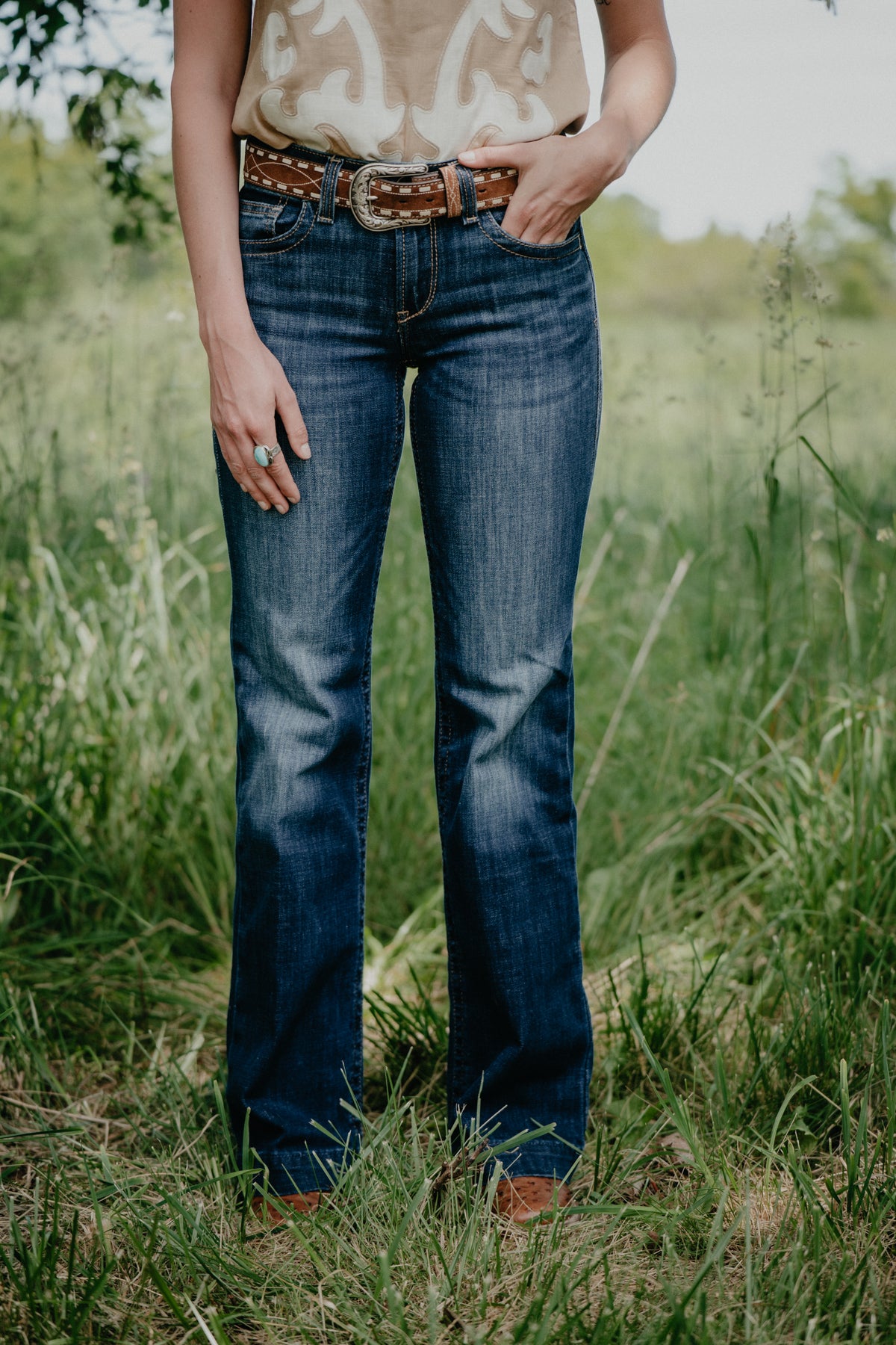 'Kahlani' Perfect Rise Trouser Jean by Ariat (24-16W)