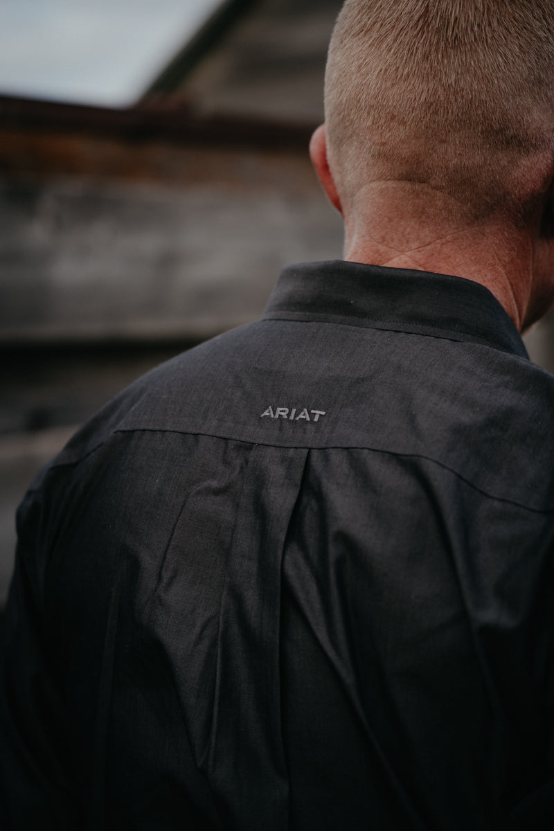 'Ledger' Men's Ariat Pinpoint Oxford Shirt (S-XXL)