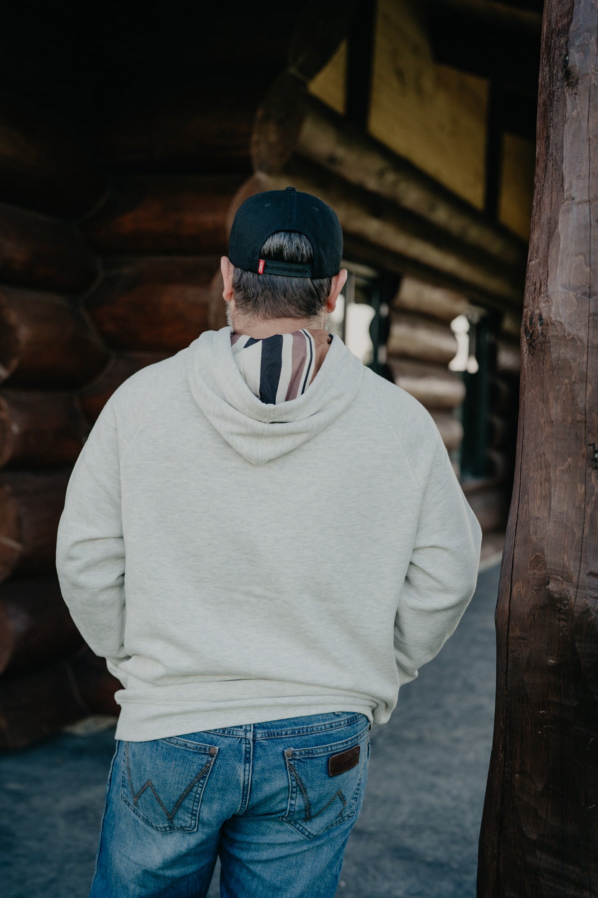 'Back Then' Oatmeal Heather Hoodie by KIMES Ranch X Zach Top