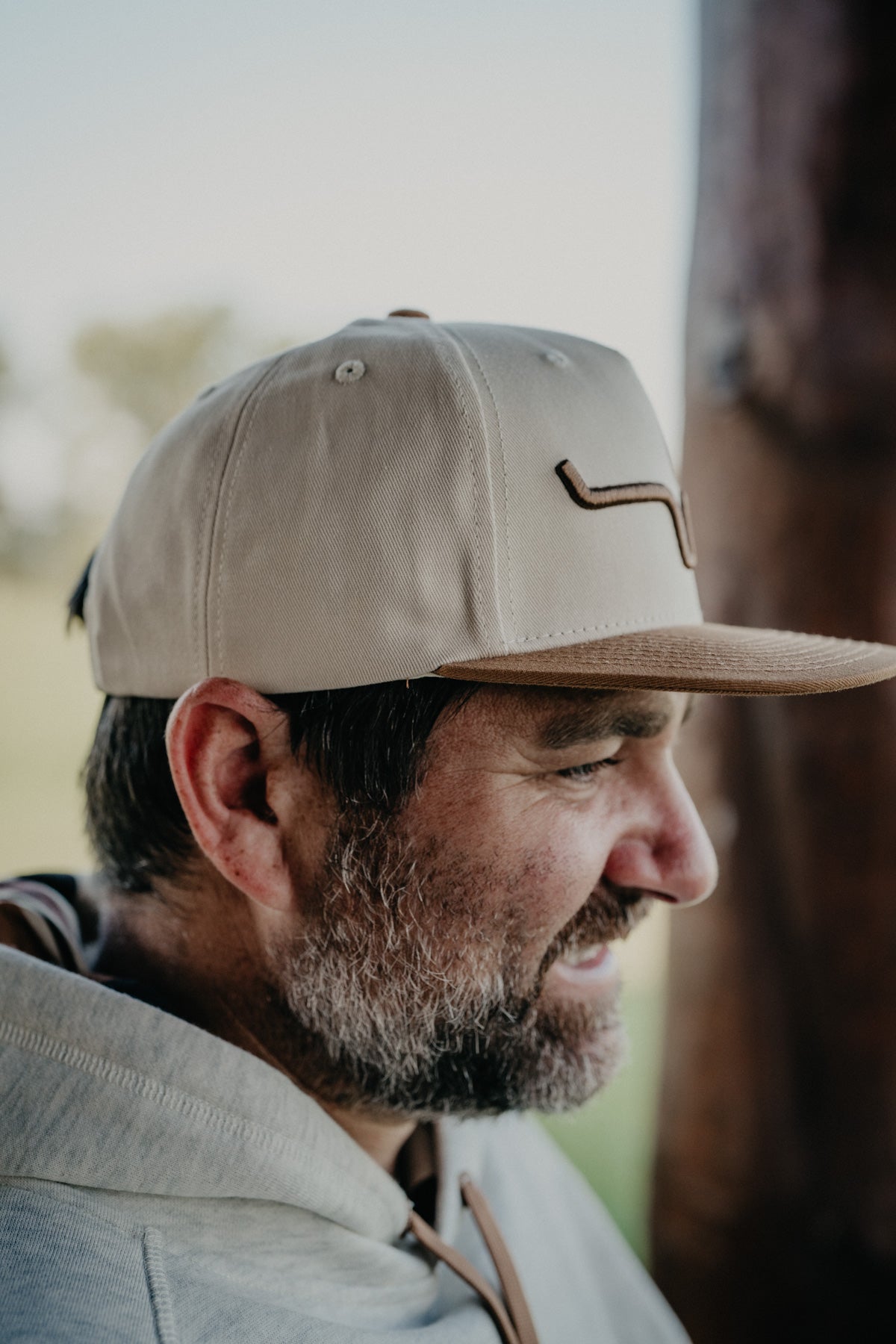 Kimes Ranch Weekly Trucker Hat - Sand/Brown