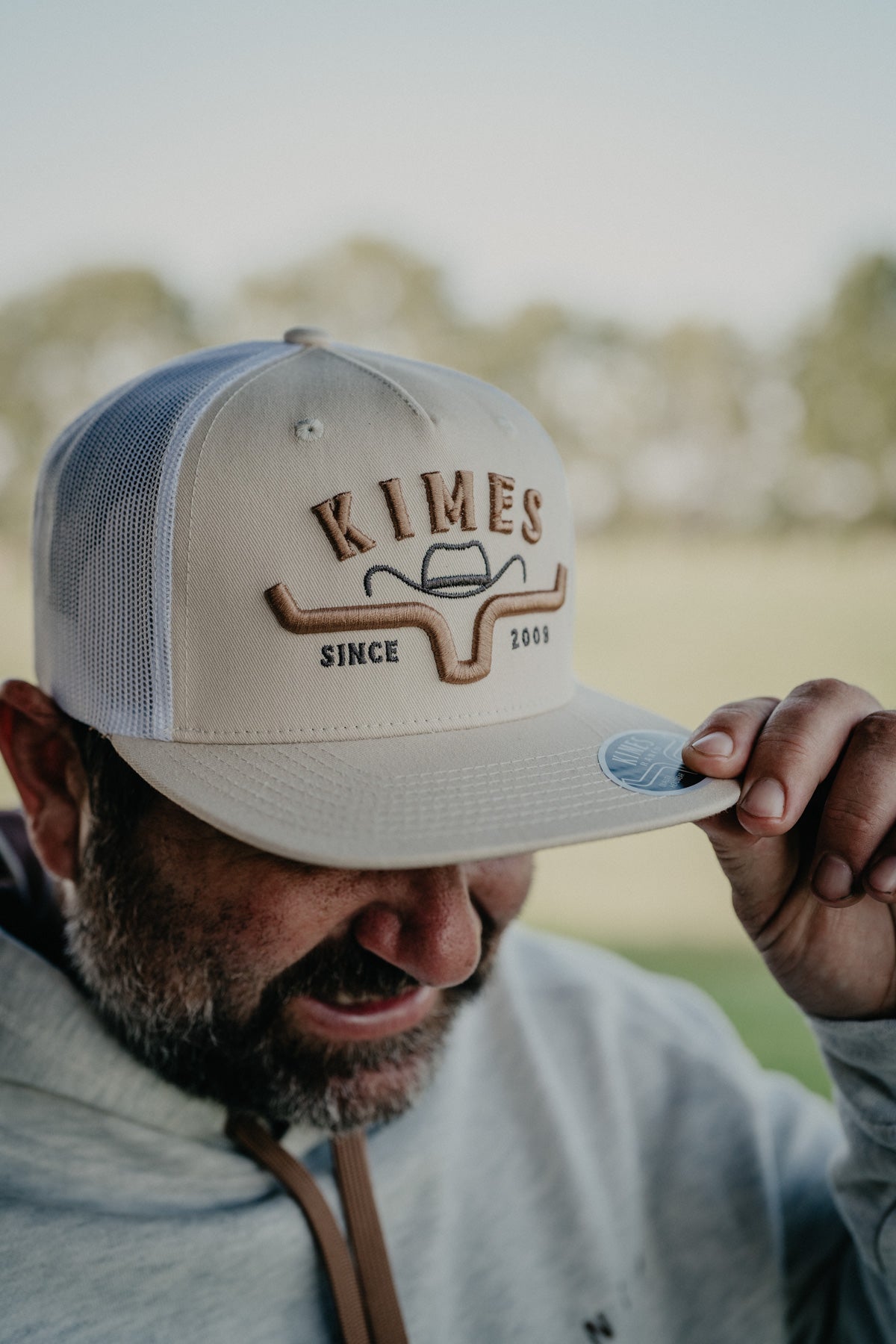 'Denni' Kimes Ranch Trucker Hat - Natural