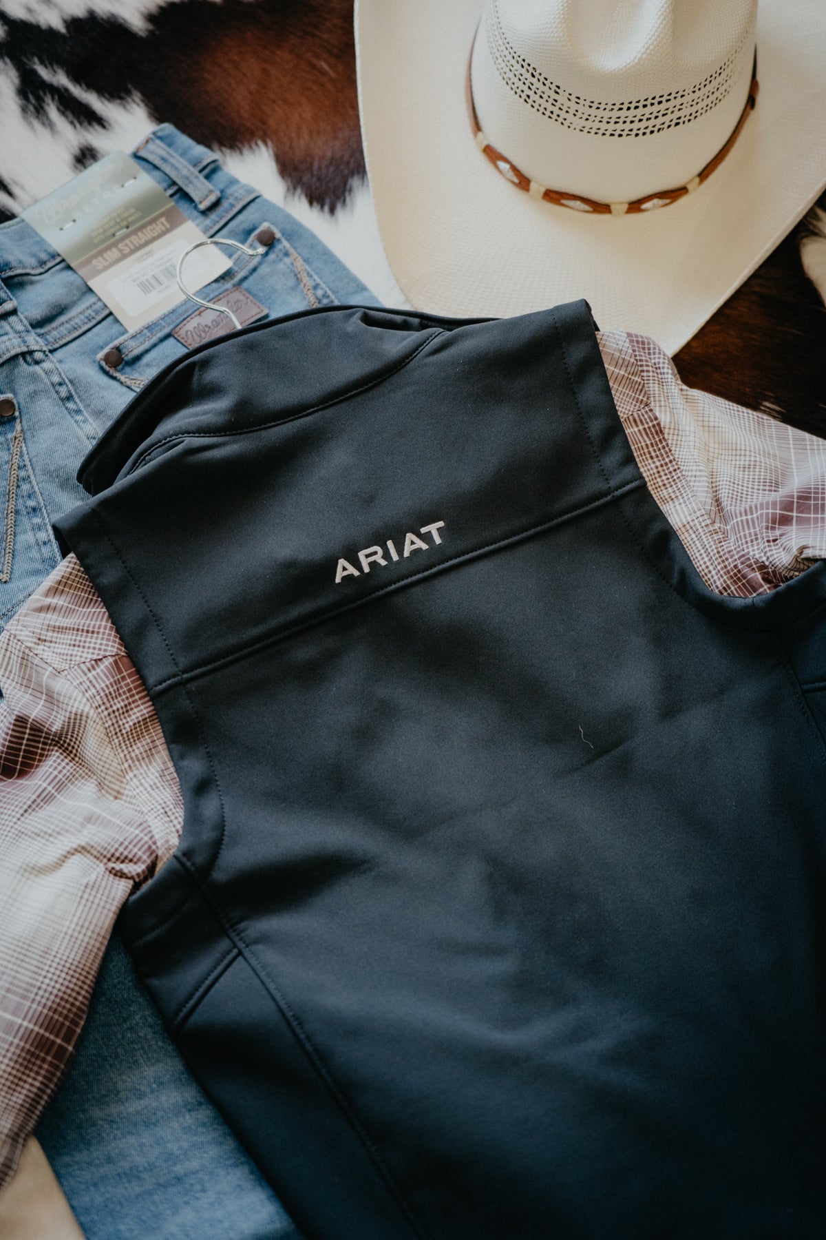 Youth Black Softshell Vest by Ariat (XS-XL)