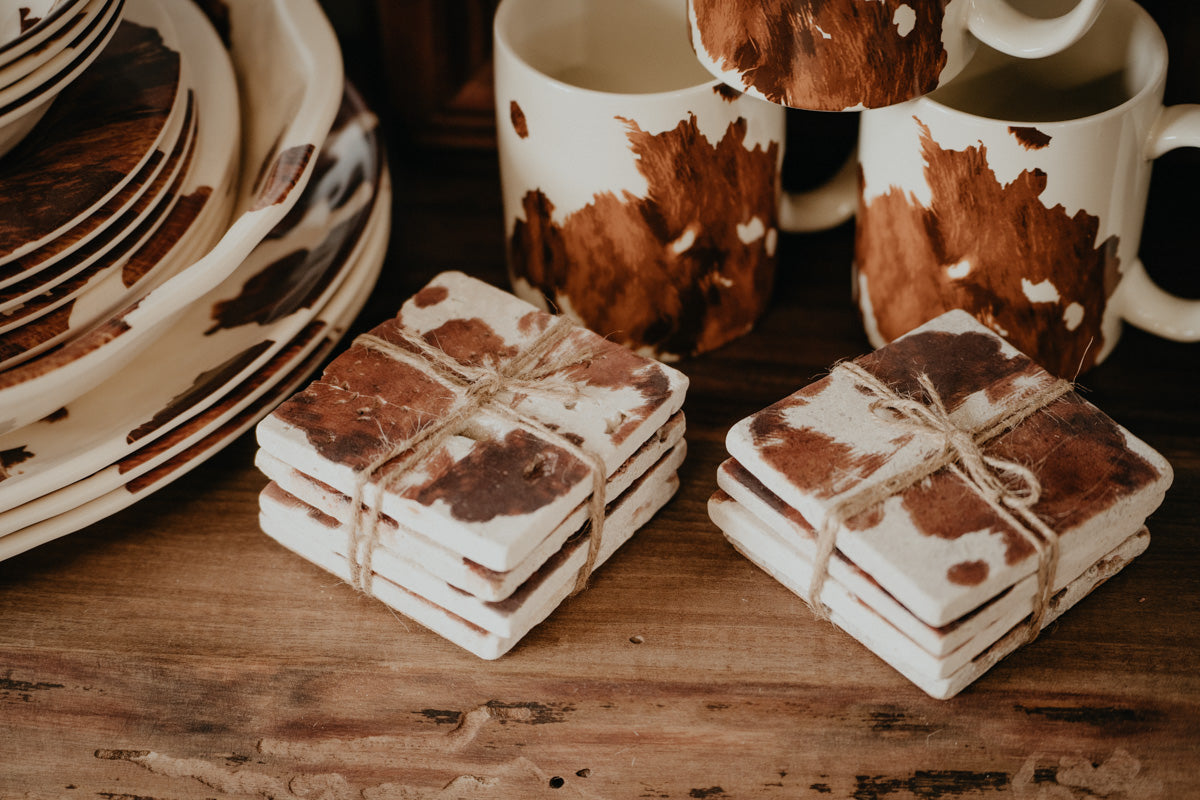 Western 4pc Coaster Sets (Multiple Designs)