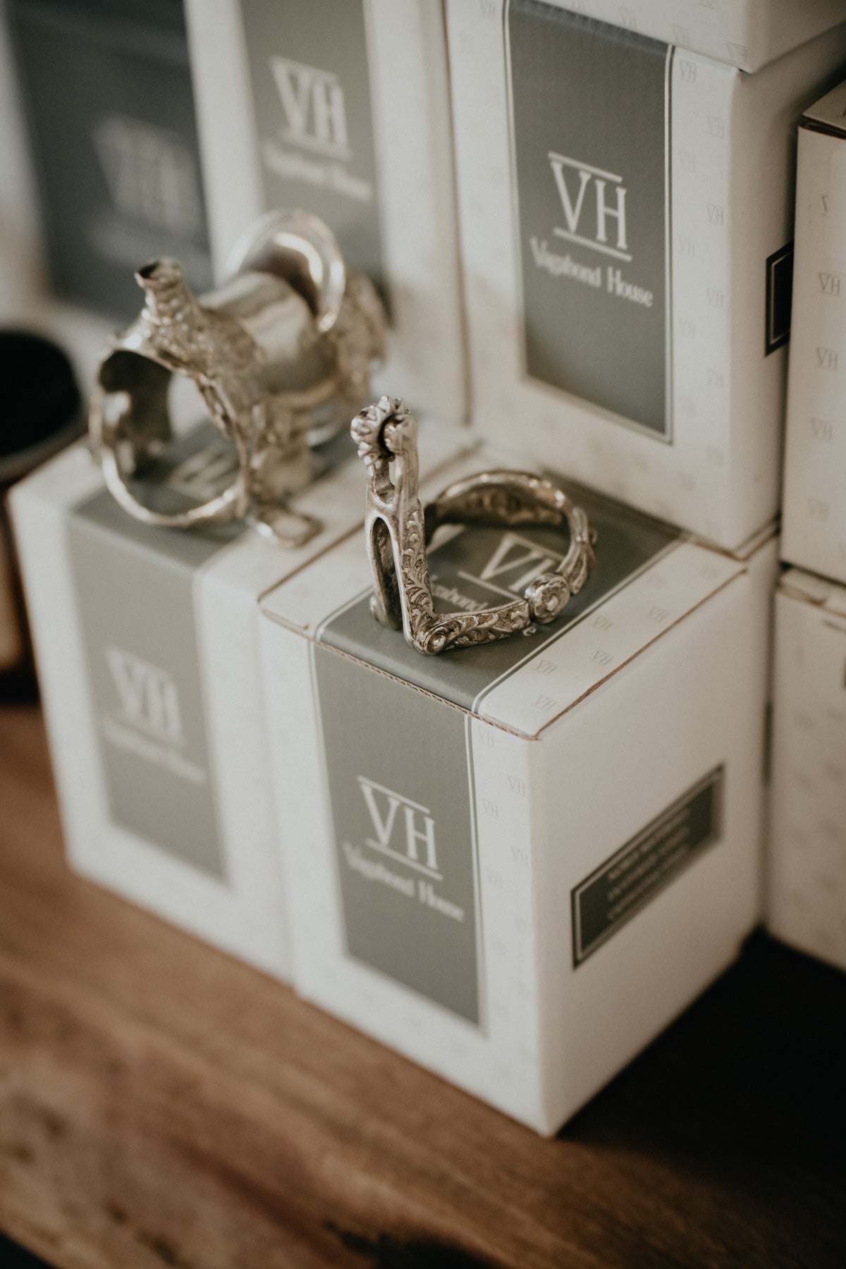 Saddle Pewter Napkin Ring