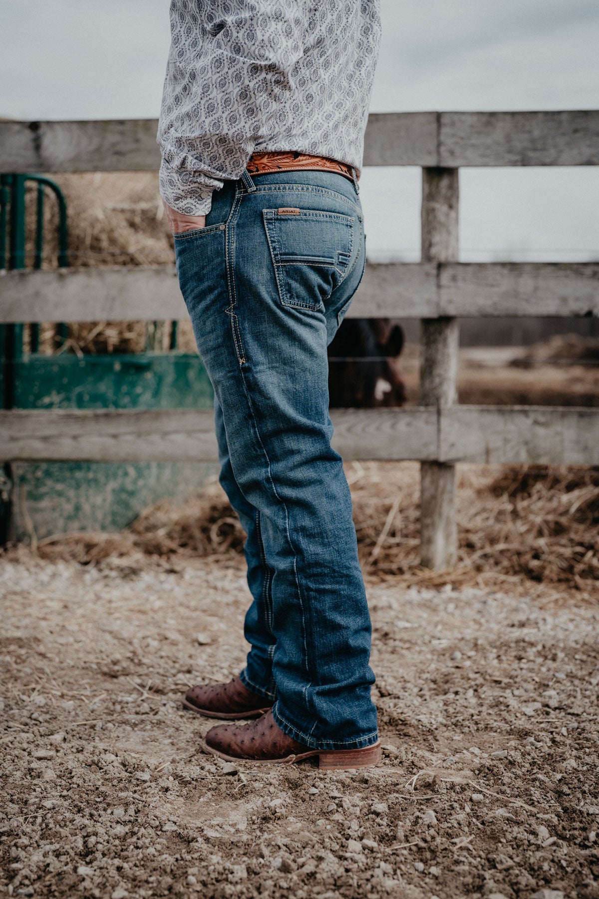 'Brighton' Men's Ariat M7 Slim Fit Straight Leg Jean (Size 29-40)