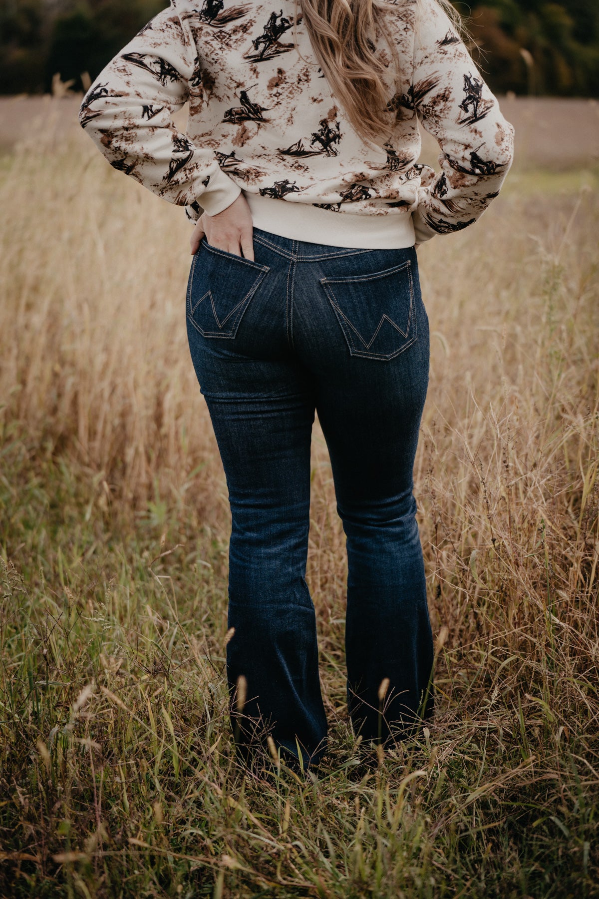 'Katey' Bespoke Flare Jean by Wrangler (31/32 Only)