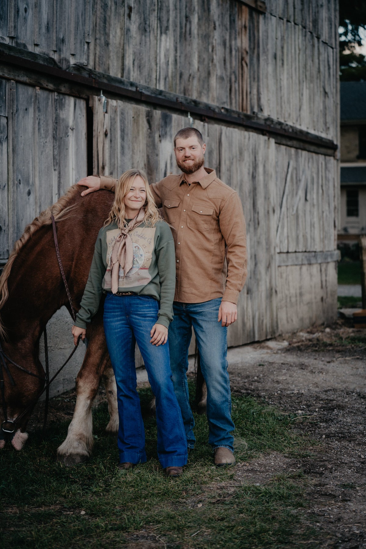 Men's Ariat Khaki Shirt Jacket (1 XXL ONLY)