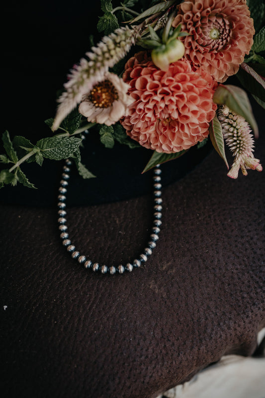 6mm Genuine Navajo Pearl Necklace (Various Lengths)