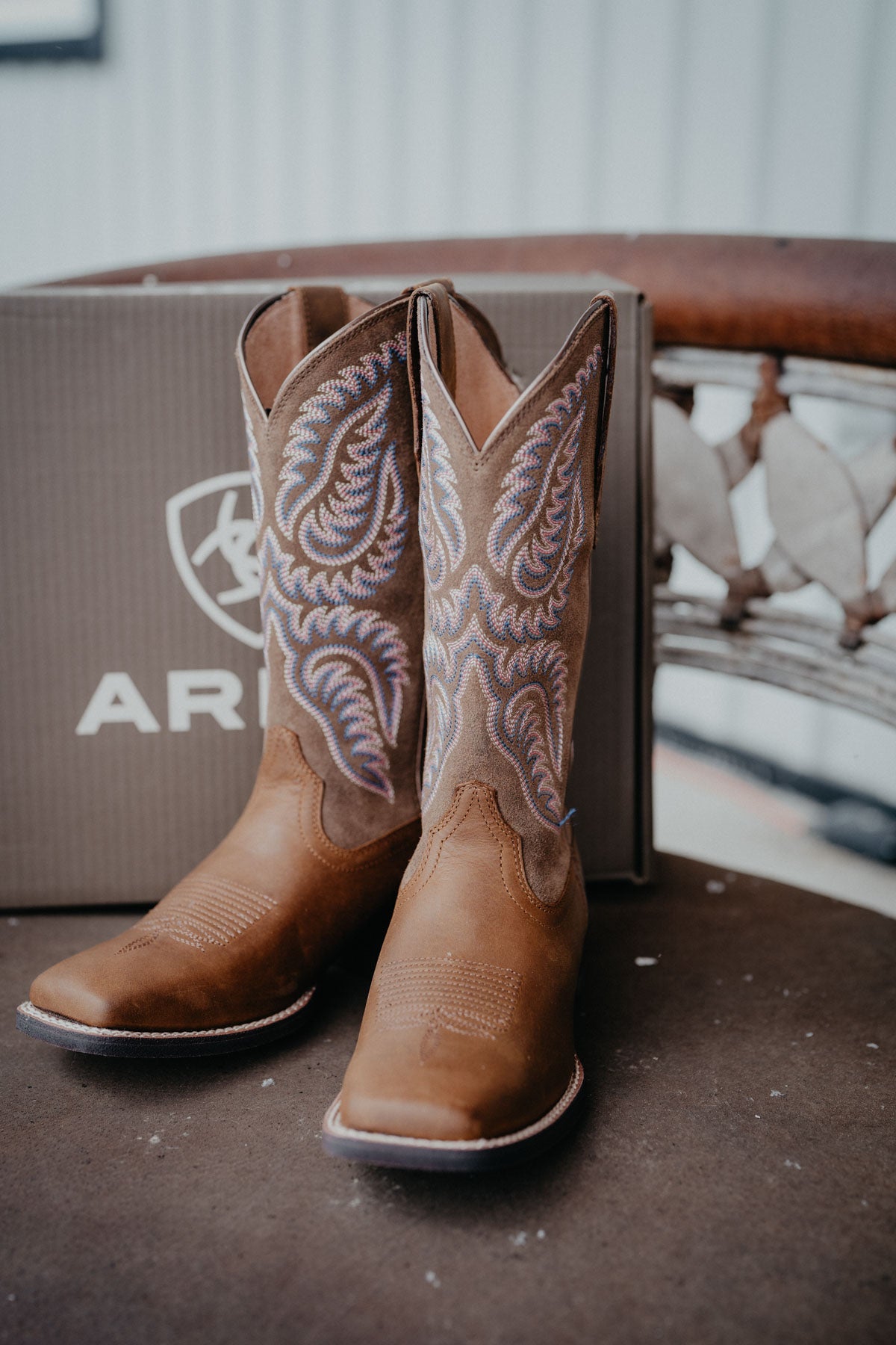 'Cattle Caite' Women's Cowboy Boots by Ariat (Size 6-11; B Widths)