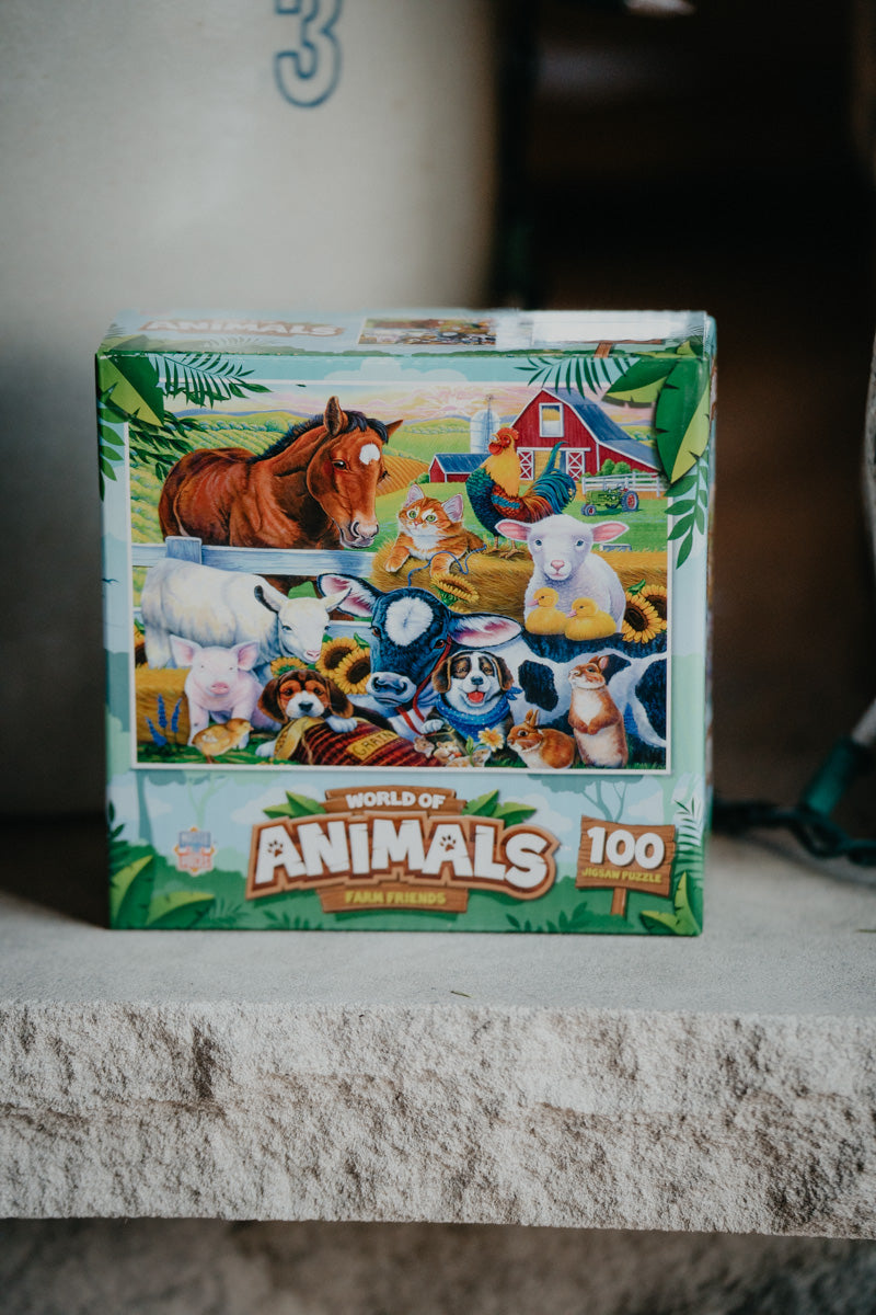 World of Animals -Farm Friends 100 Piece Puzzle