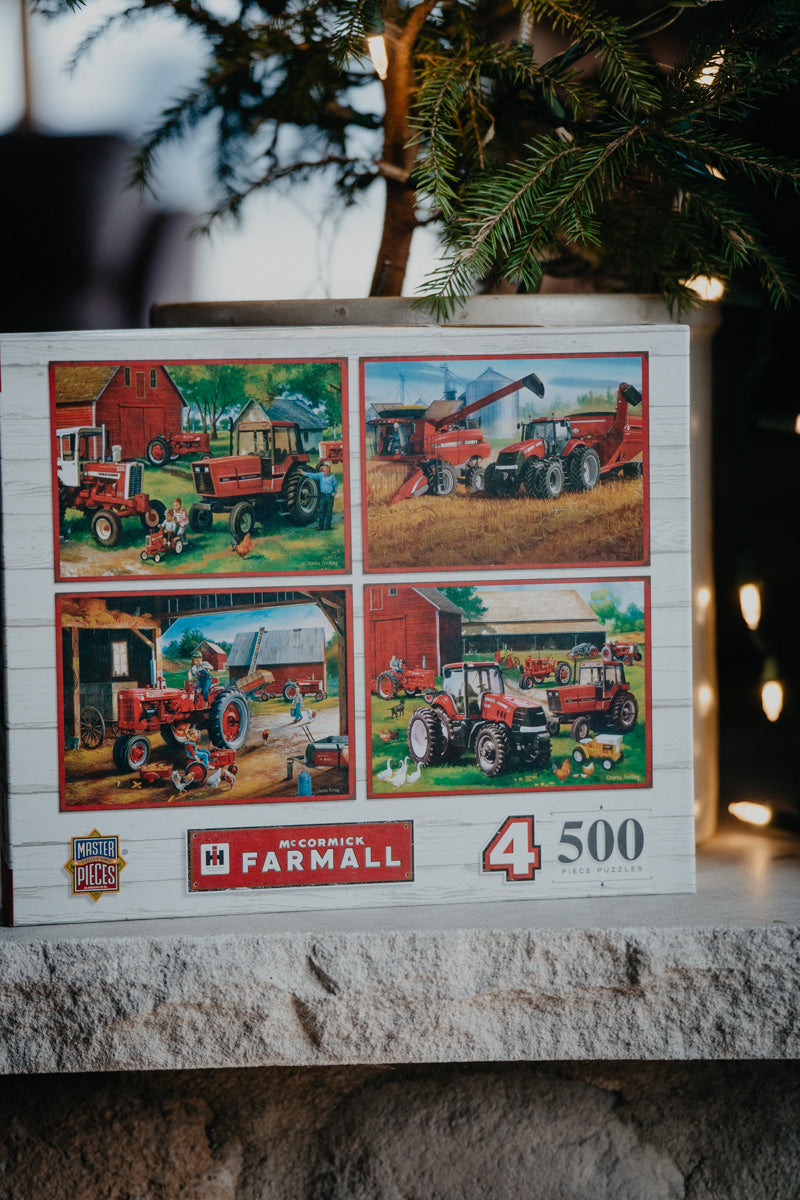Farmall 500 Piece Puzzles 4 Pack