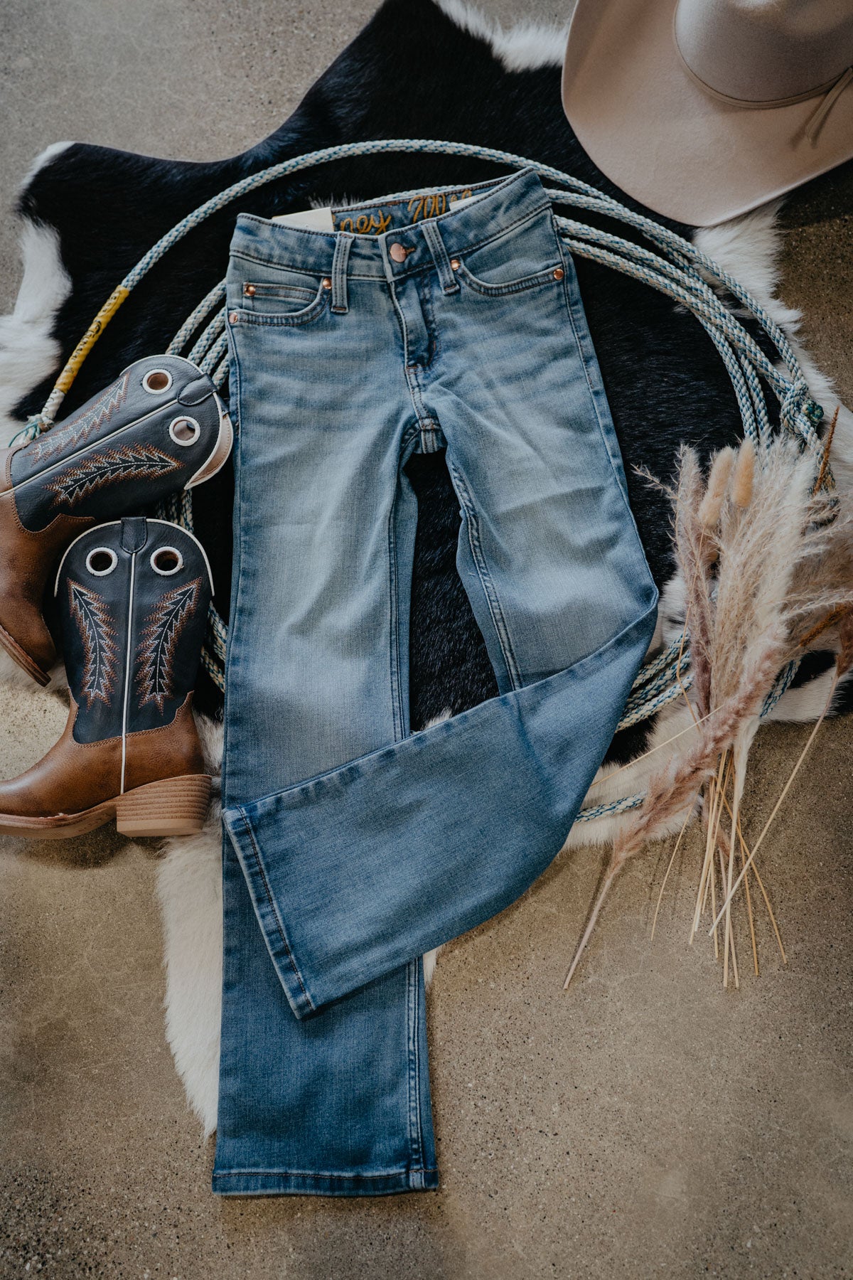 Girls Wrangler X Lainey Bootlegger Jeans