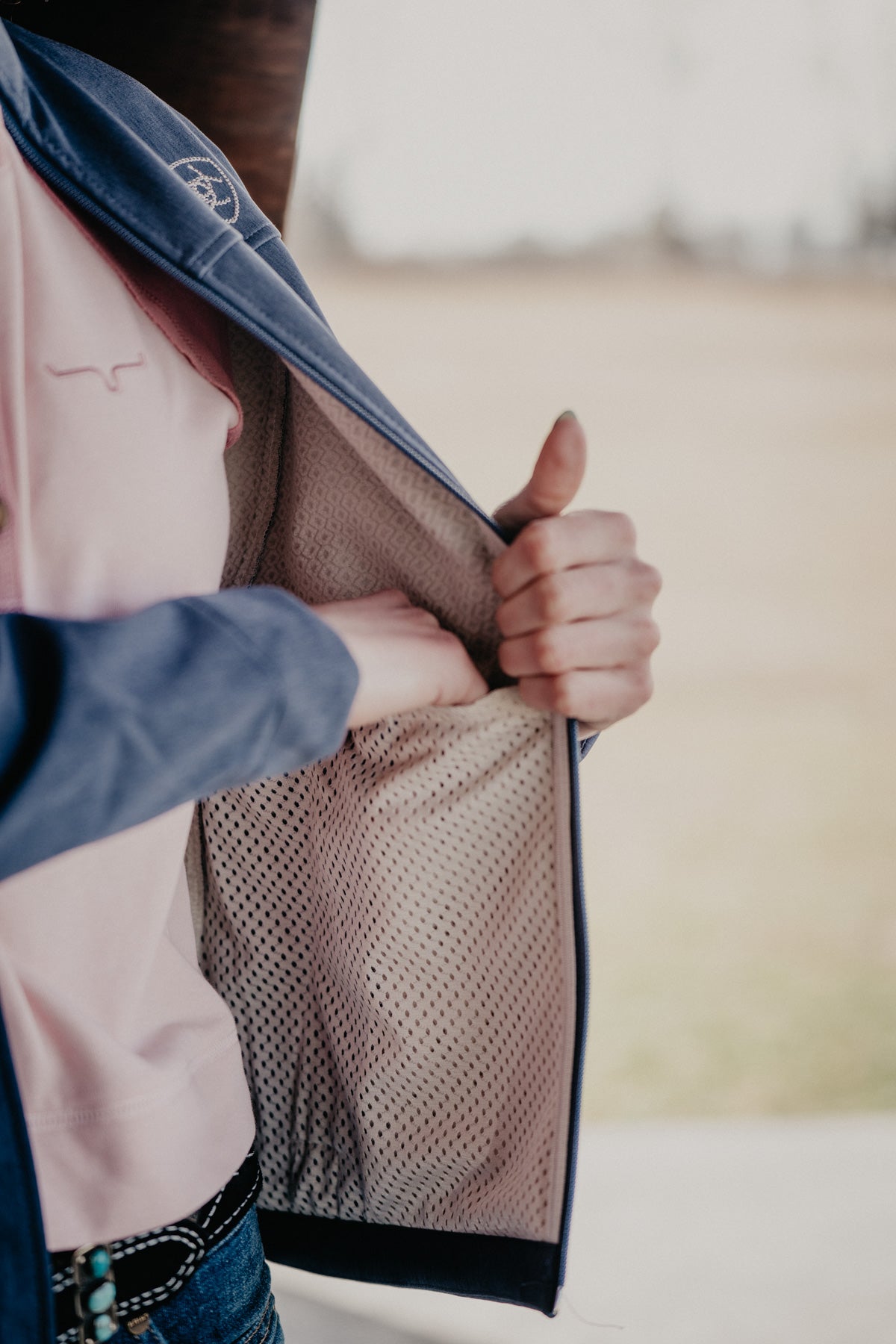 'Tucana' Women's Ariat Soft shell Jacket with Chain Stitch Detail (M-XXL)