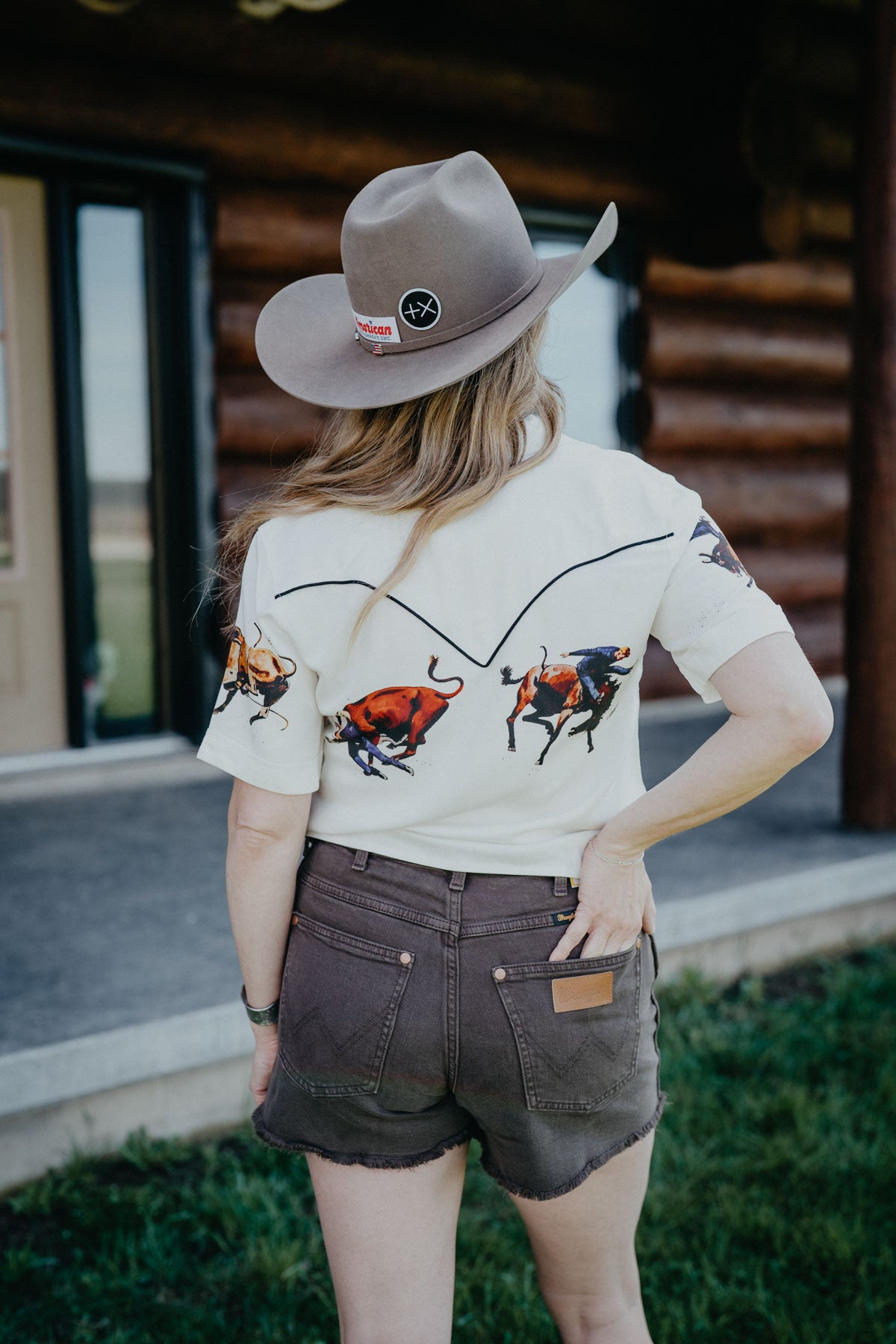 'Waverly' Wrangler Women's Rodeo Camp Shirt (S-XL)