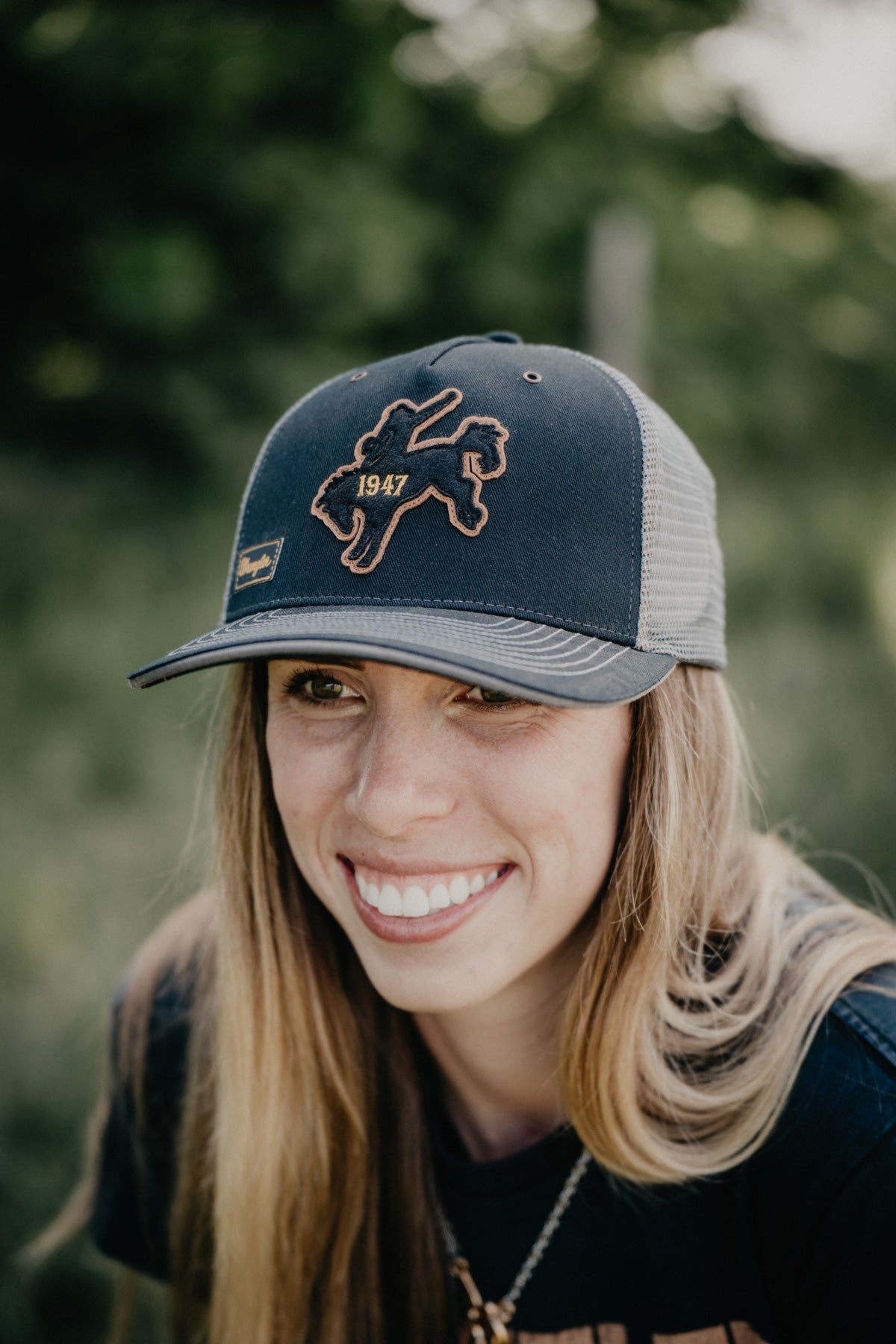 'Bronc Buster' Wrangler Black/Grey Hat