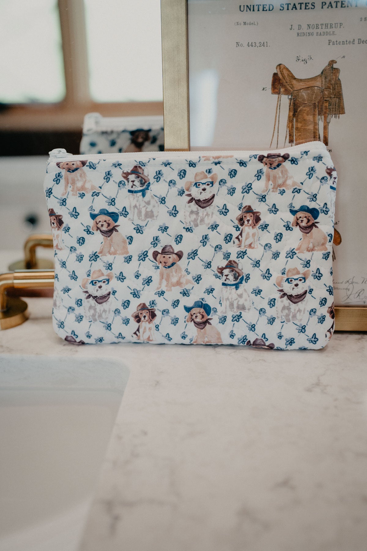 Quilted Makeup Bag by Ida Mae (Multiple Prints)