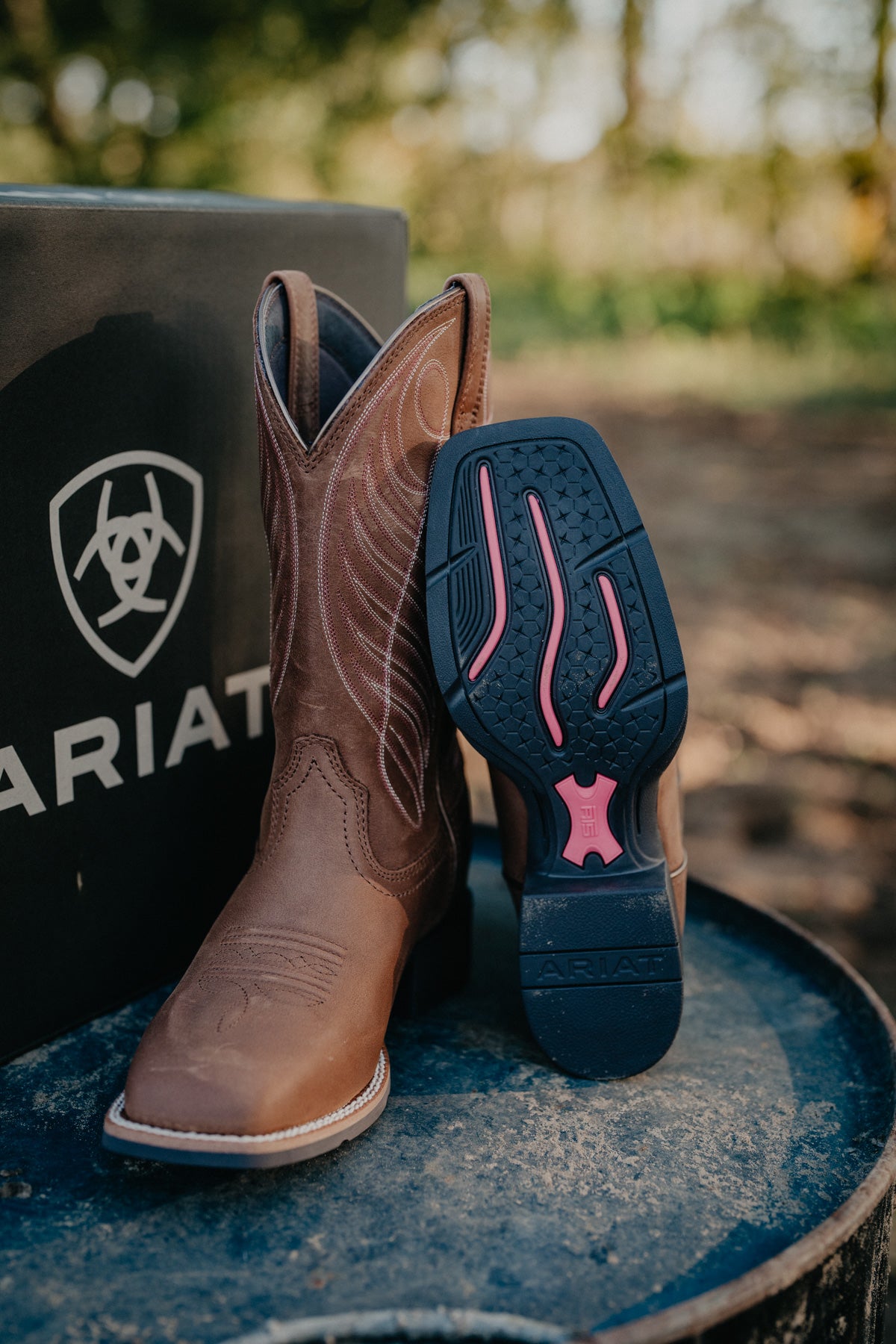 Women's Round Up H20 Waterproof Square Toe Cowboy Boot