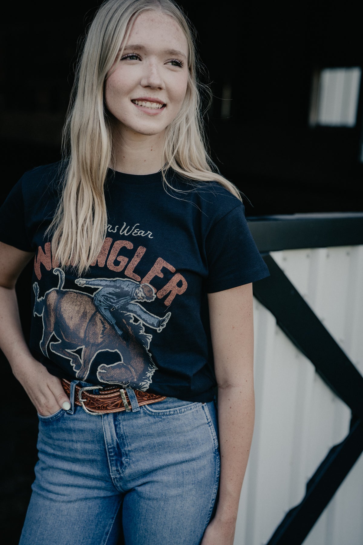 'Black Beauty' Women's T-Shirt by Wrangler (XS-XXL)