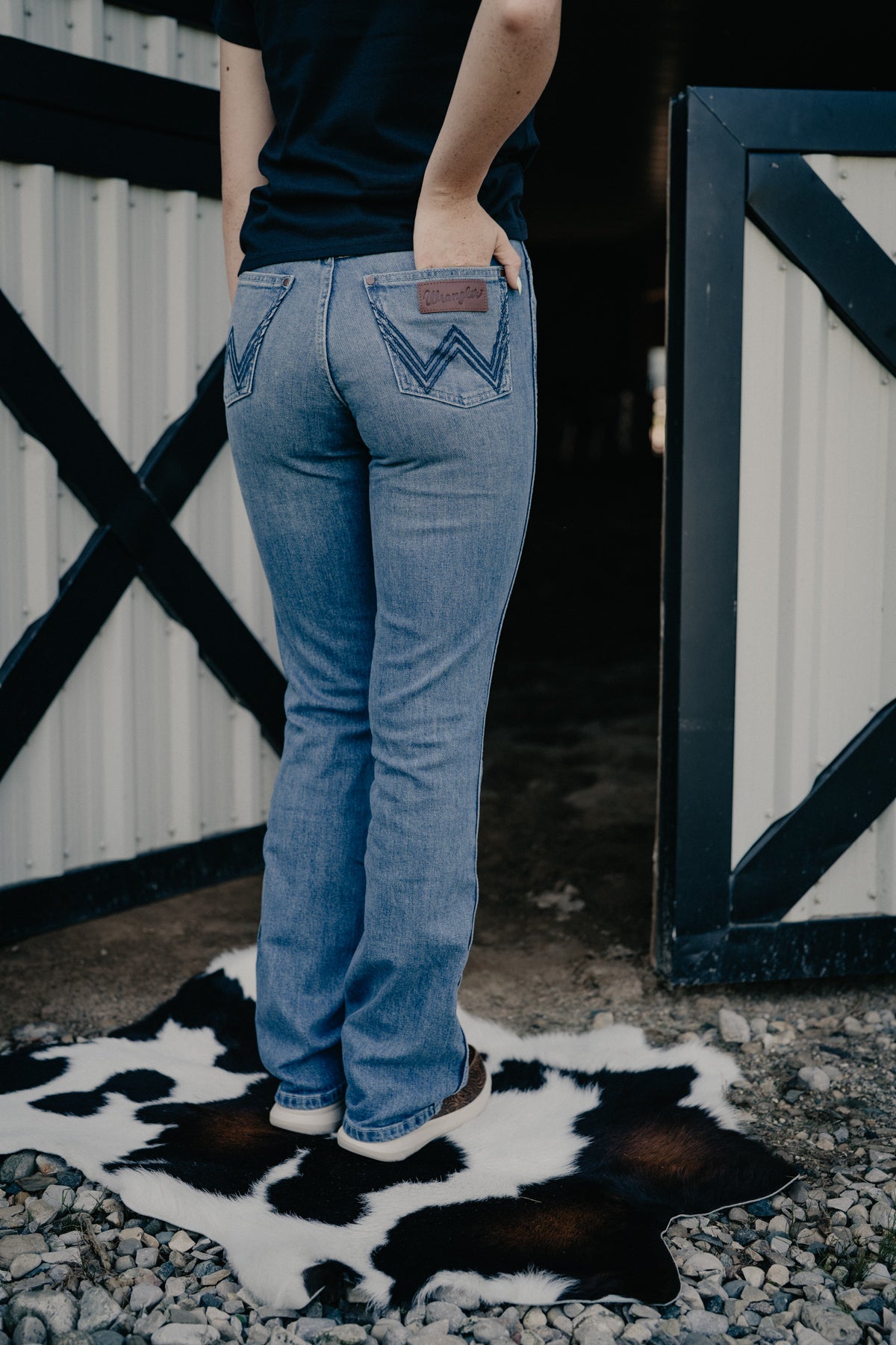 'Wynona' Light Wash High Rise Bailey Bootcut by Wrangler (24-34)