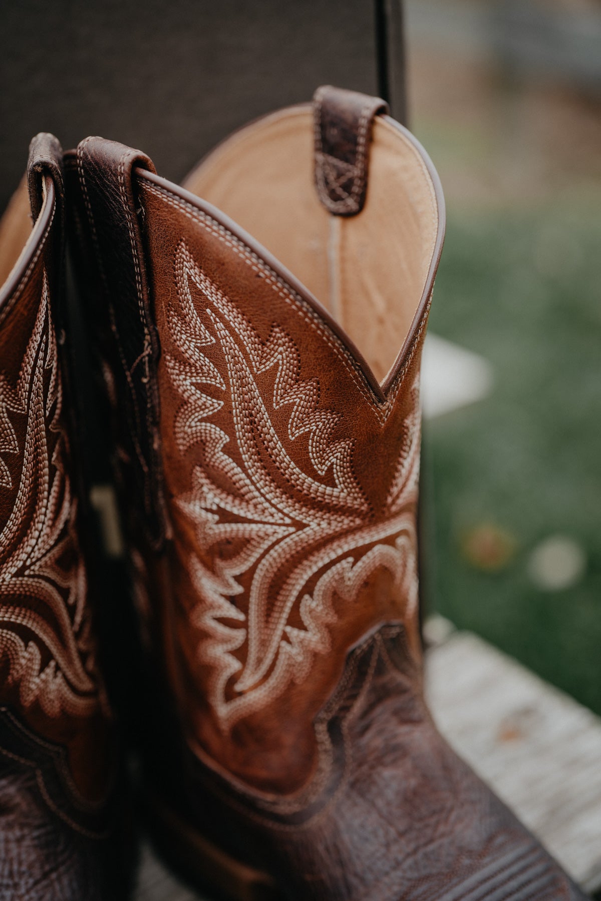 'Walker' Mens Ariat Boot in Amber/Ranchwood
