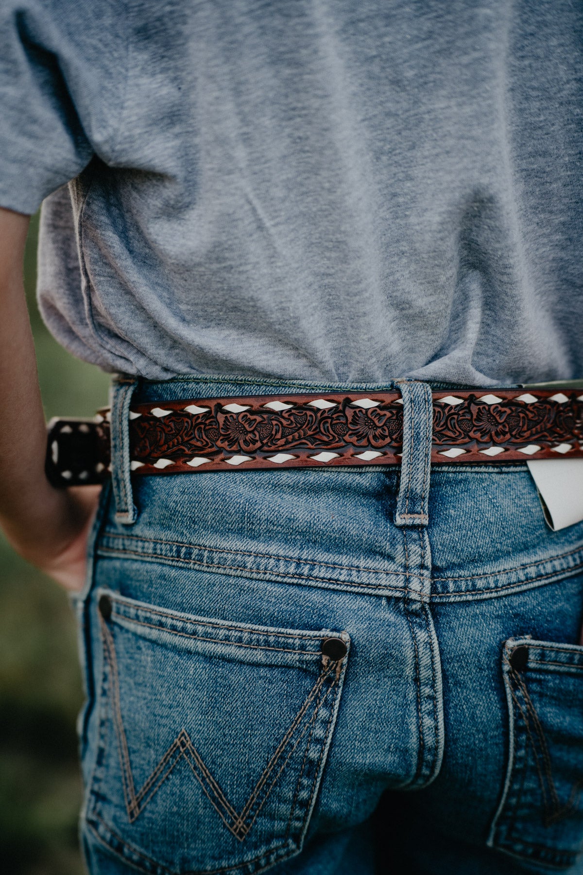Boys 'Bull Rider' Belt (18-26)