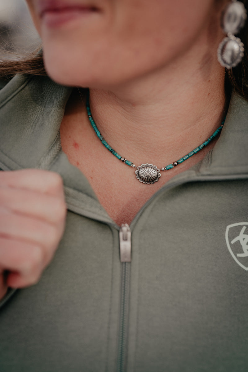 'Fiona' Women's Ariat Foundation Logo 1/2 Zip Sweatshirt (XS-XXL)