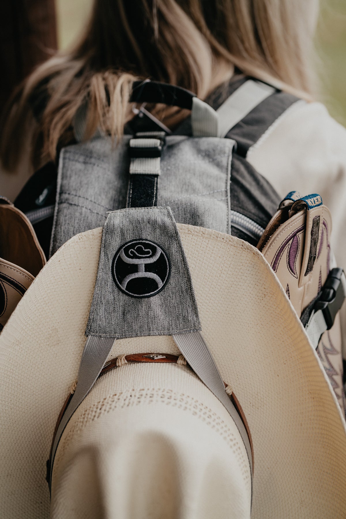 'Mule' Hooey Backpack Black with Grey Accents
