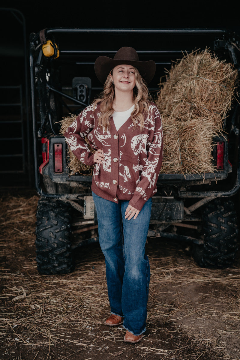 'Western Thing' Oversized Cardigan (S-XL)
