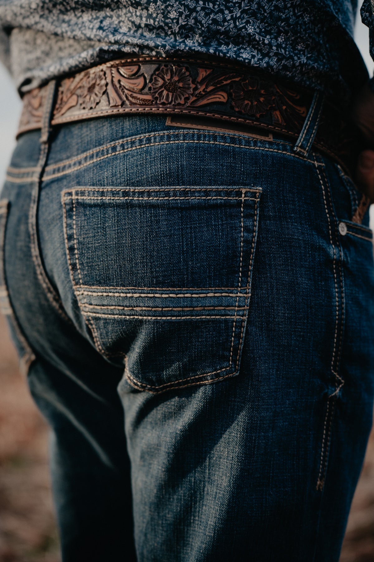 'Ricco' Men's Ariat M7 Slim Fit Straight Leg Jean (1 38/36 ONLY)