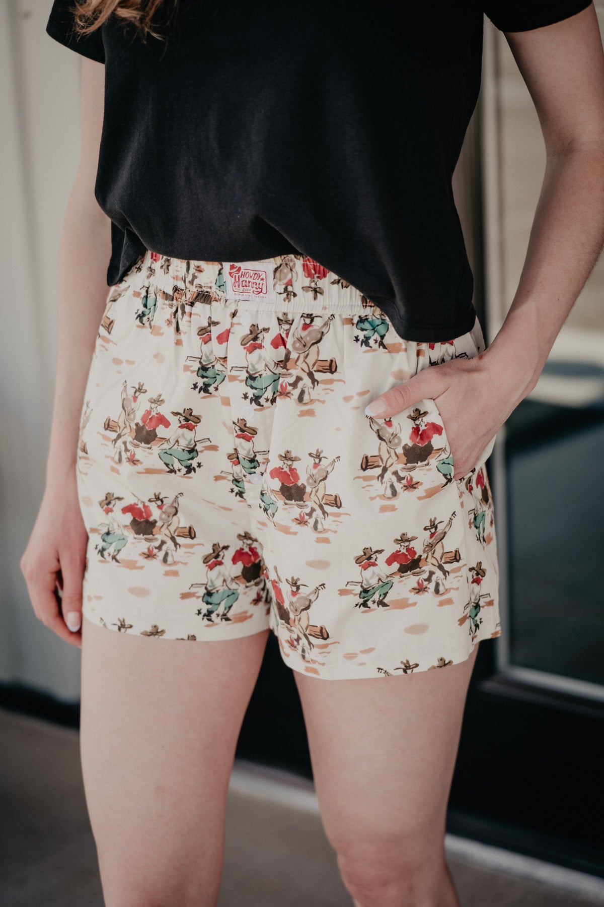 'Wagon Wheel' Boxer Shorts (S-L)