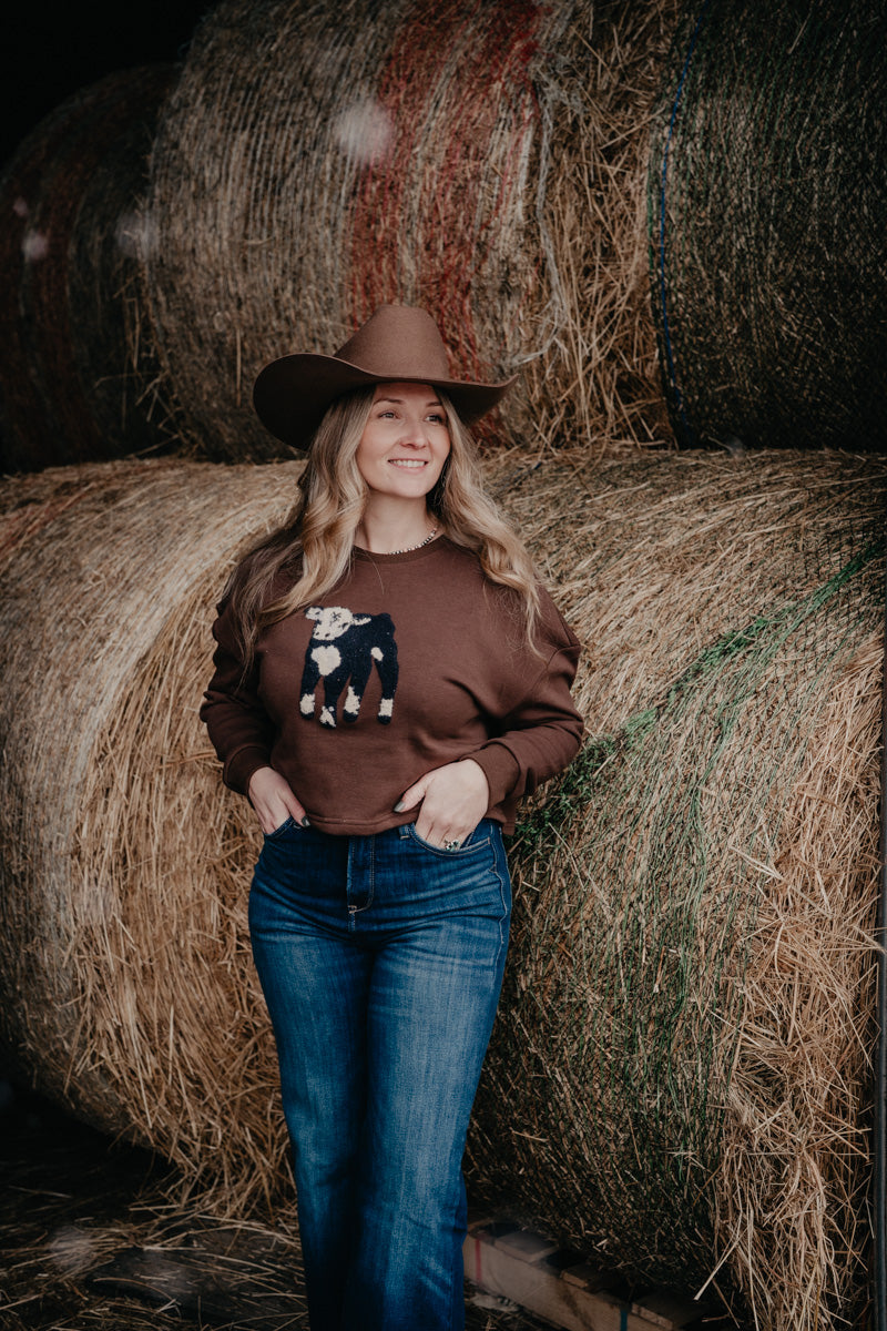 Baldie Calf Crewneck (S/M to 2X/3X)