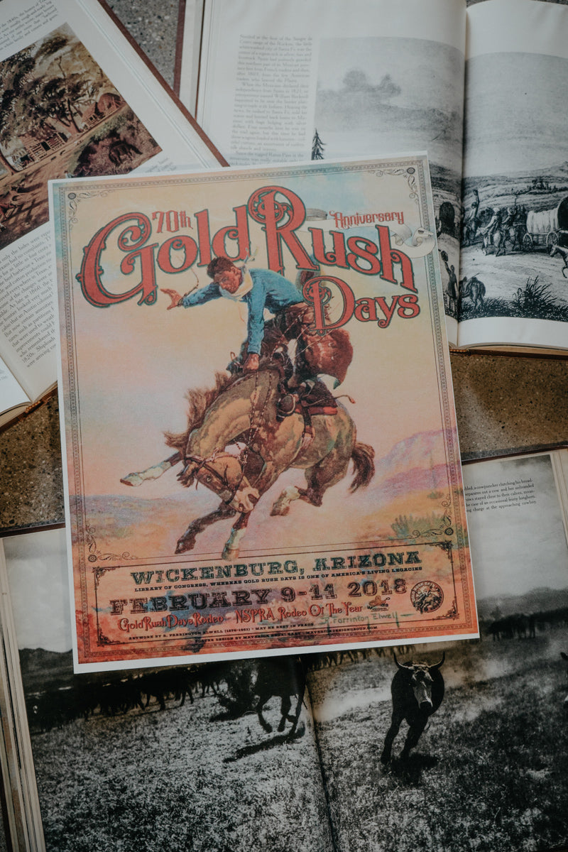 'Gold Rush' Poster Print