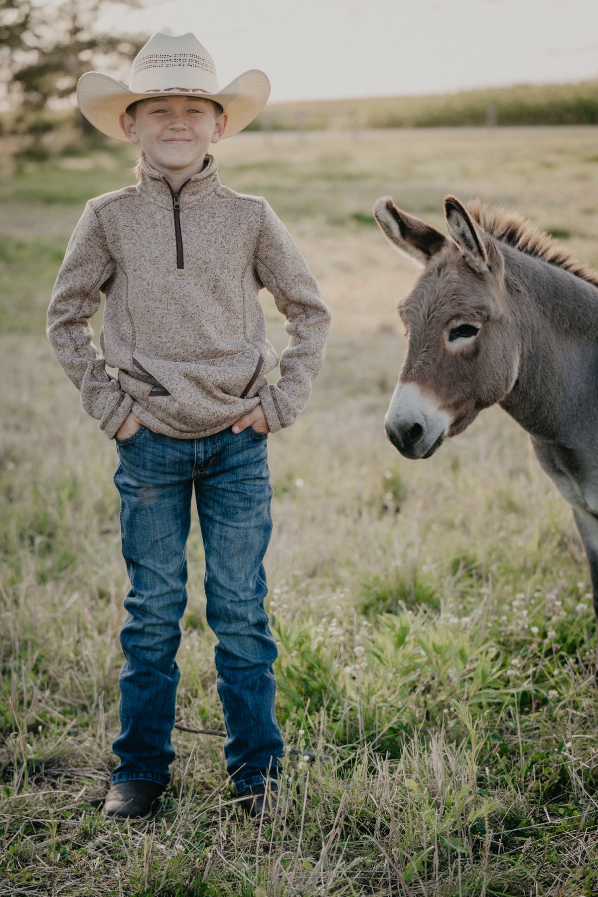 'Josh JR' Melange Henley Pullover (XS-XL)