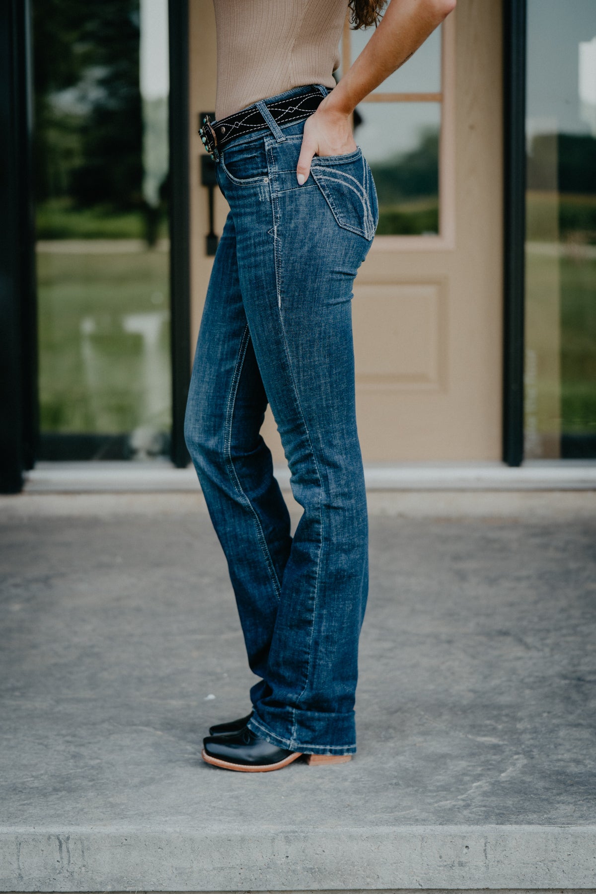 'Stella' Perfect Rise Bootcut Jean by Ariat (Sizes 24-24W Extended size)
