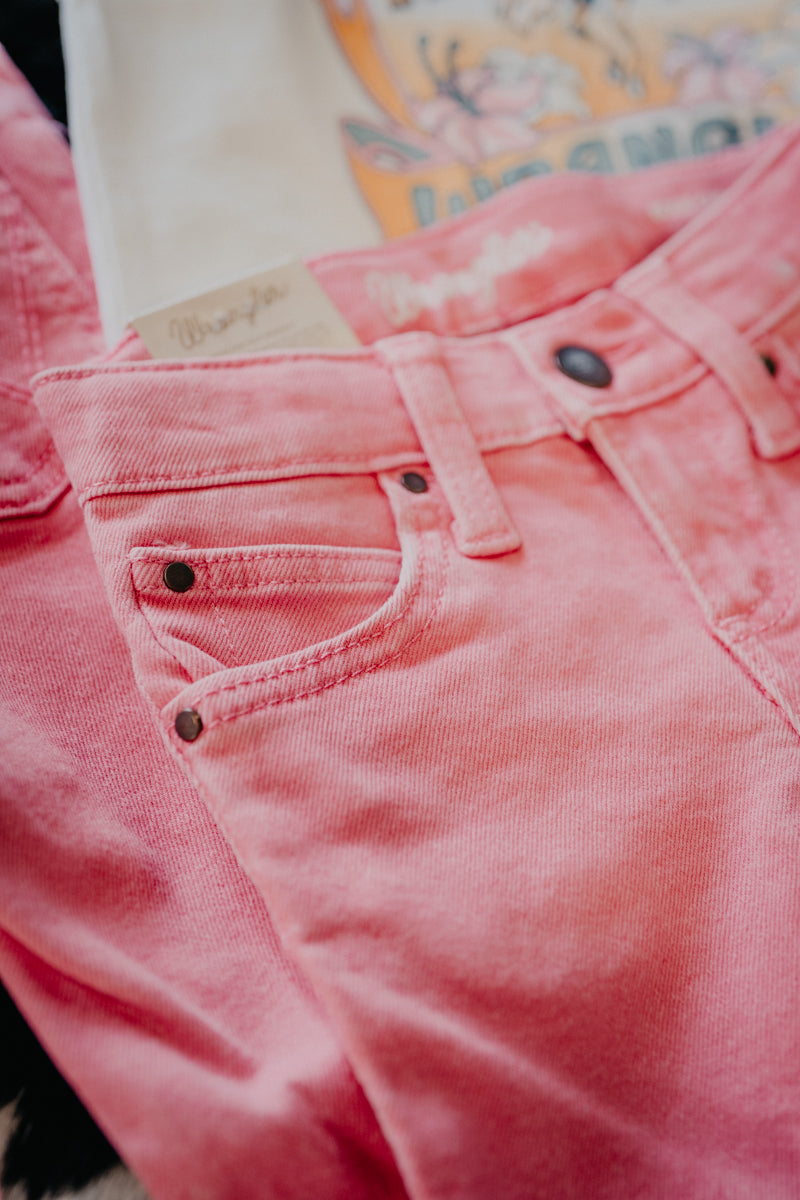 'Kaitlyn' Girl's Pink Wrangler Bootcut (4T - 10)