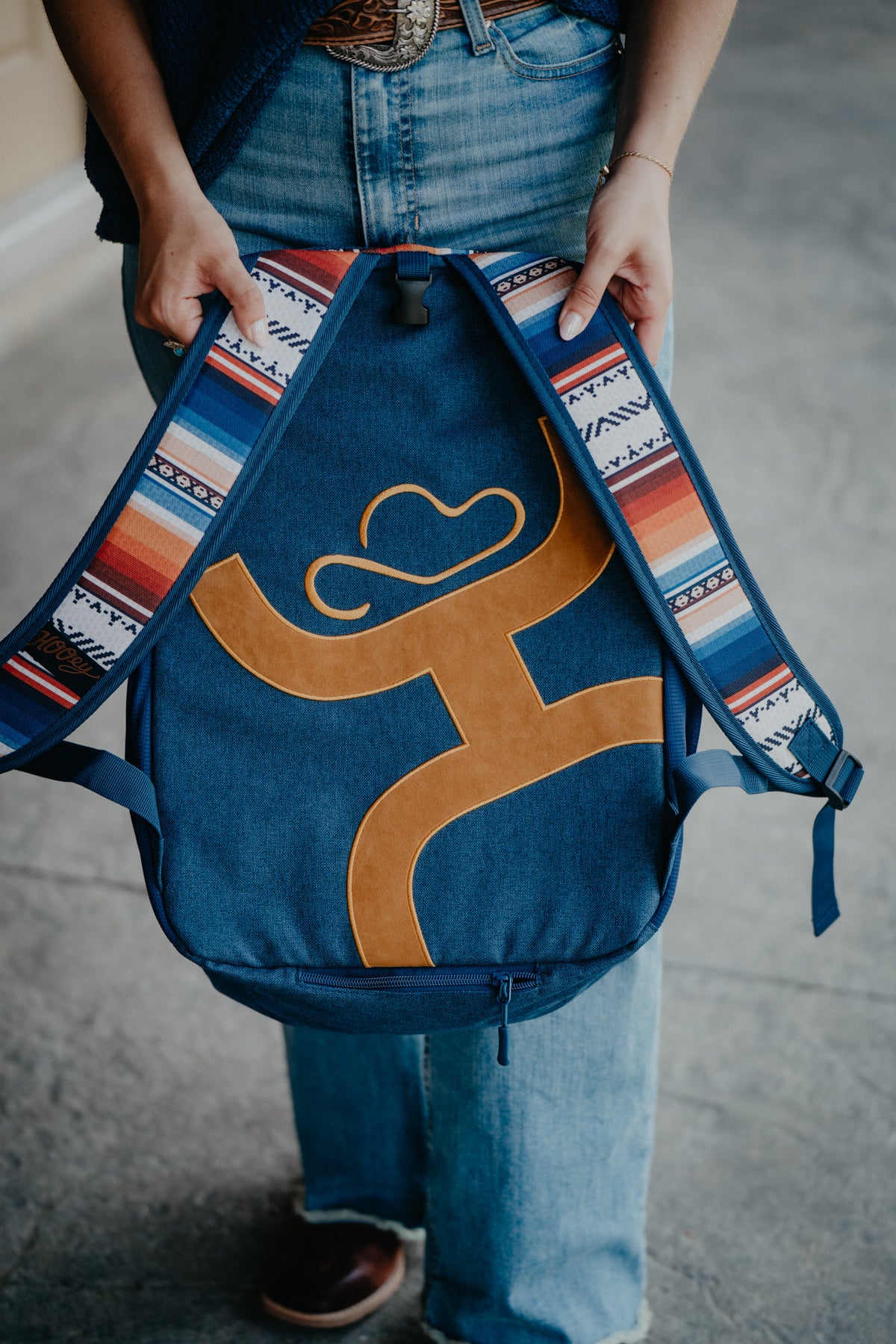 'Recess' Hooey Backpack Clay/Whitecap Grey/Folkstone Grey Serape Pattern