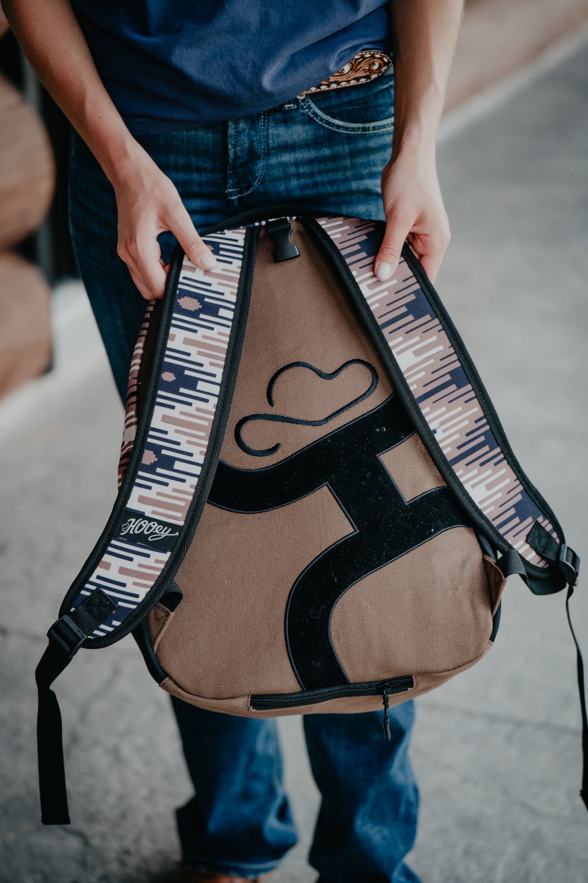 'Recess' Hooey Backpack Whitecap Grey/Portabella/Black Pattern