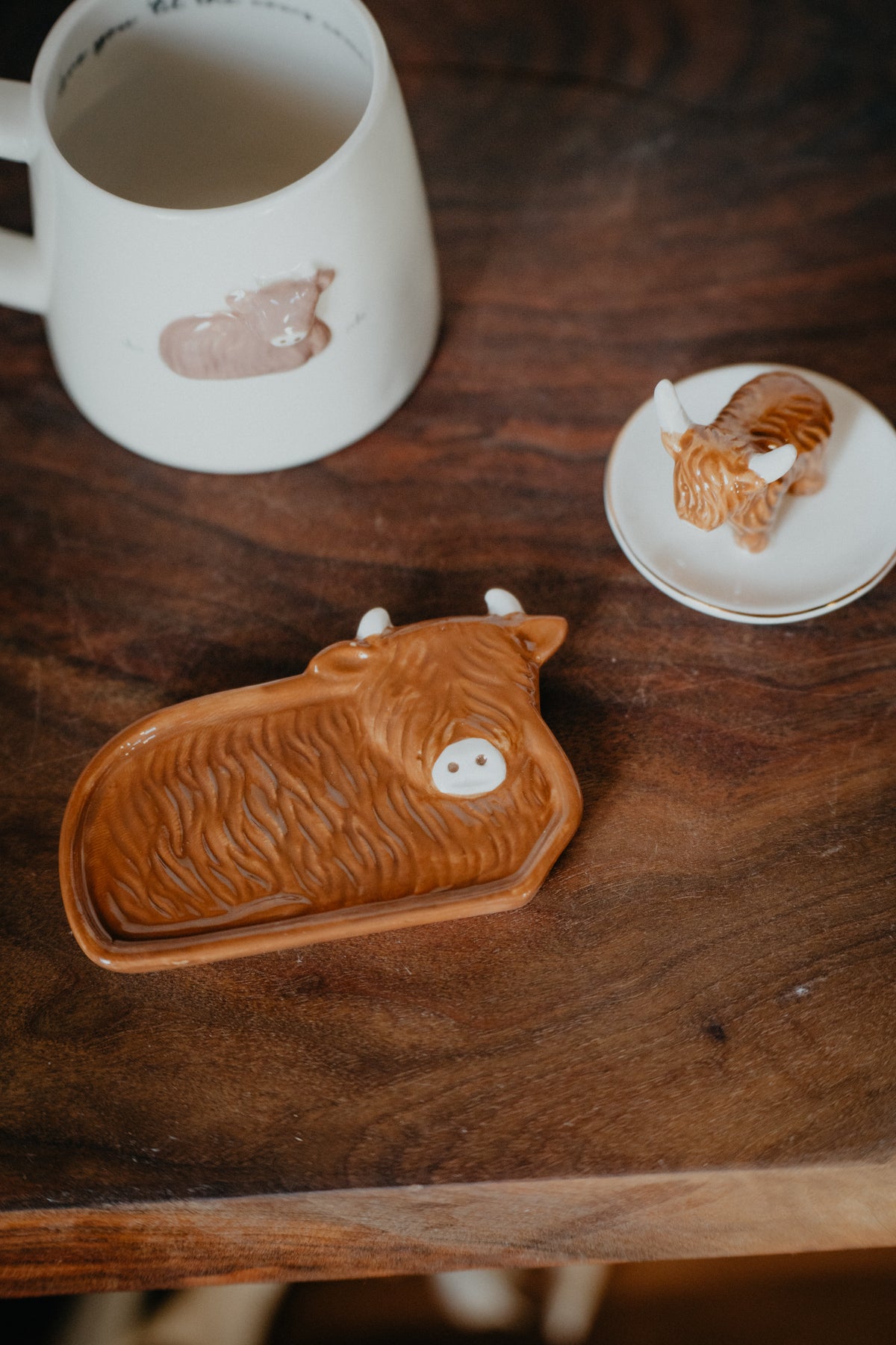 Highland Teabag Ceramic Dish