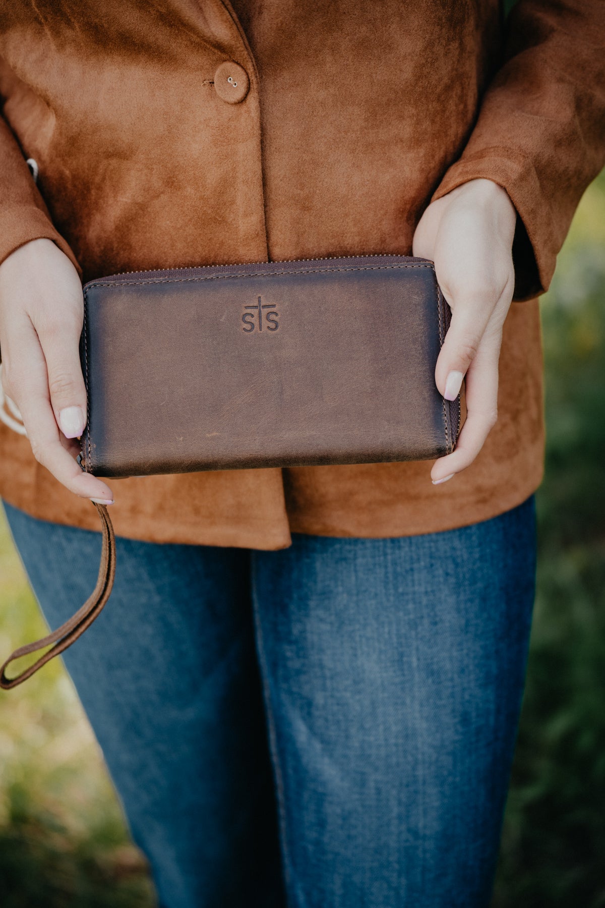 'Bentley' Cowhide Tornado Wallet by STS Ranchwear