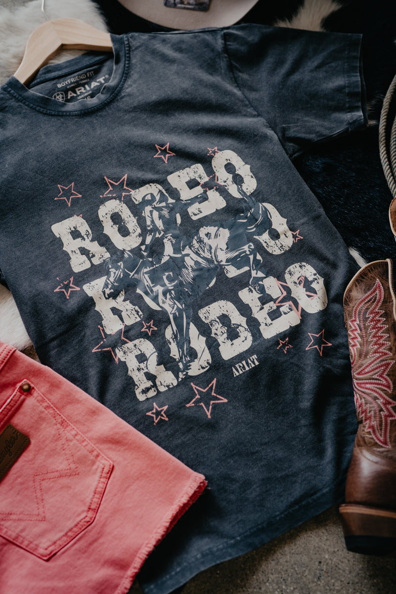 'Star Spangled Rodeo' Women's Ariat Boyfriend Fit T-Shirt (XS-XXL)