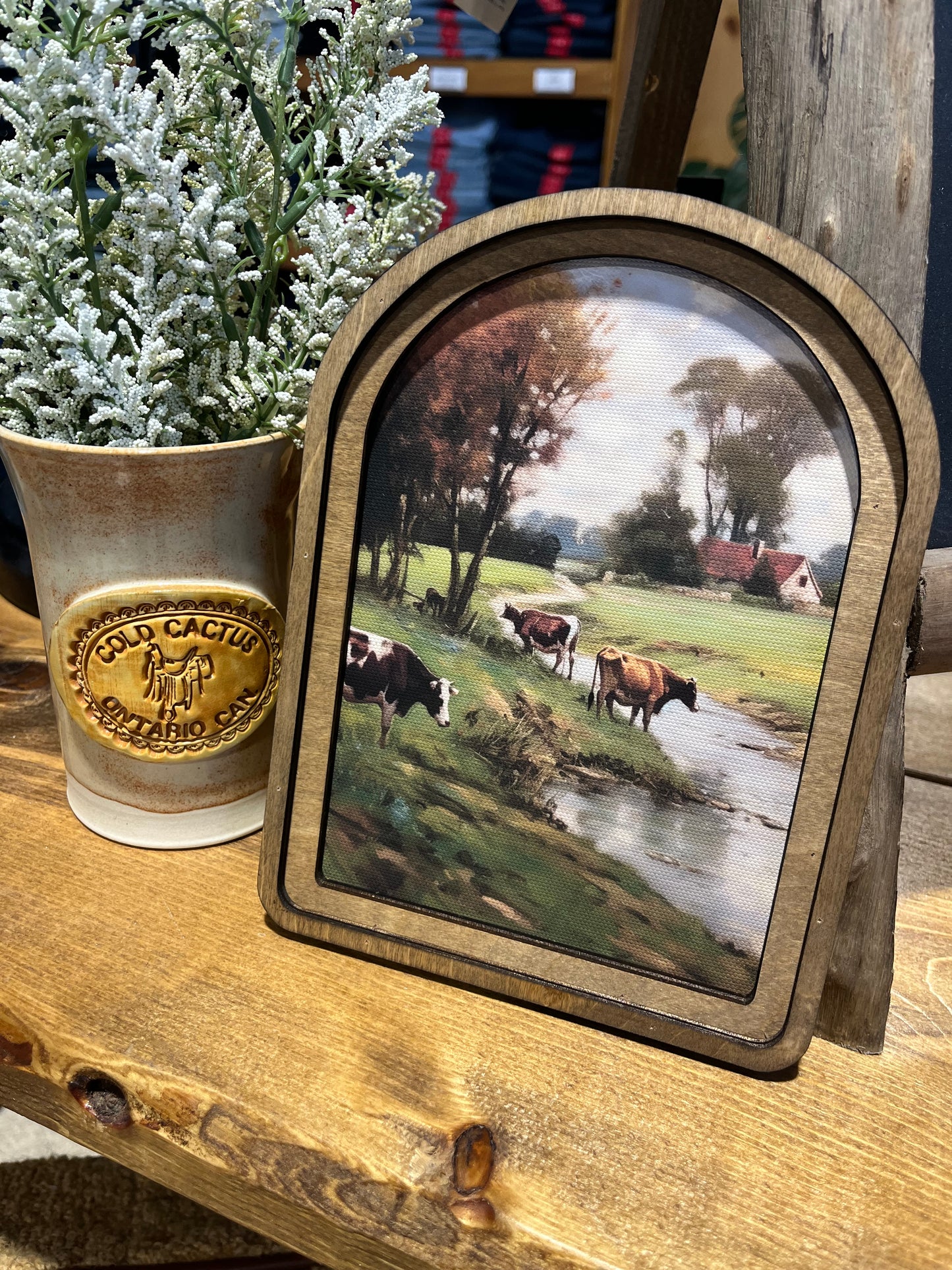 Mini Arch Wooden Framed Artwork (8 Designs)